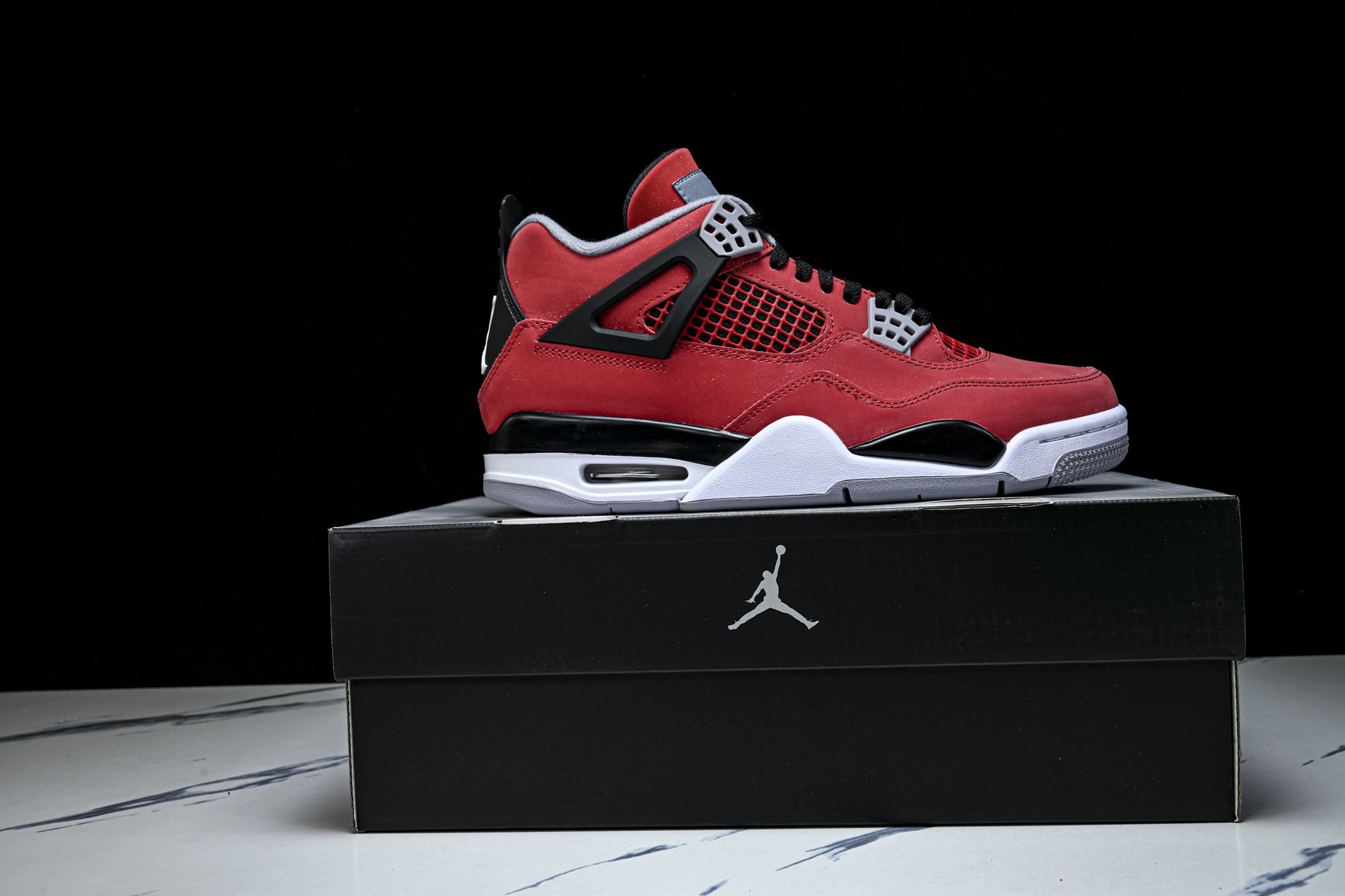 (I8)Air Jordan 4 Toro AJ4 乔4大红公牛 复刻篮球鞋FQ8138-60040 4
