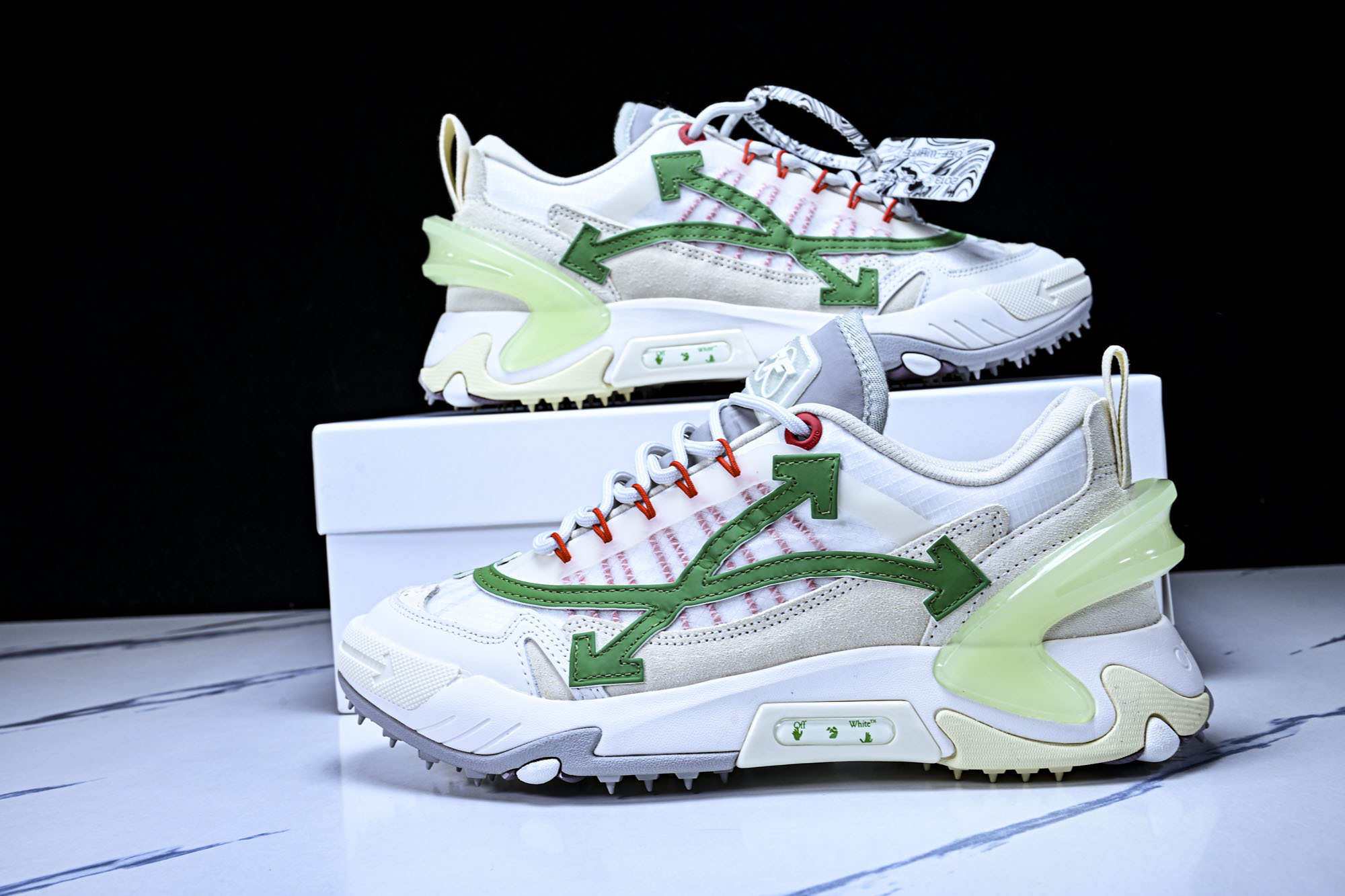 Off-White C O VirGil Abloh 联名款 潮牌老爹鞋男女休闲潮流三箭头鞋休闲运动跑鞋