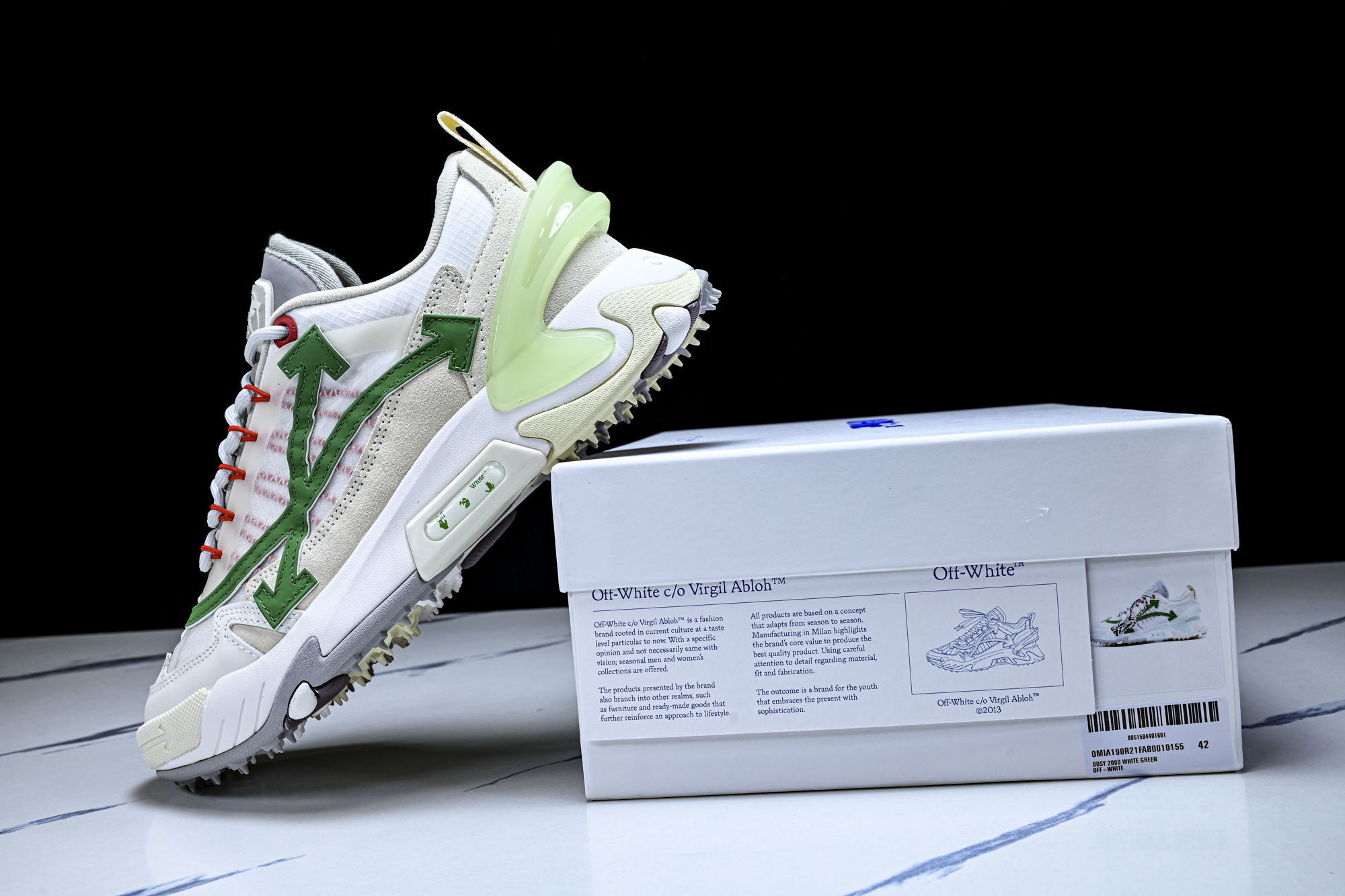 Off-White C O VirGil Abloh 联名款 潮牌老爹鞋男女休闲潮流三箭头鞋休闲运动跑鞋
