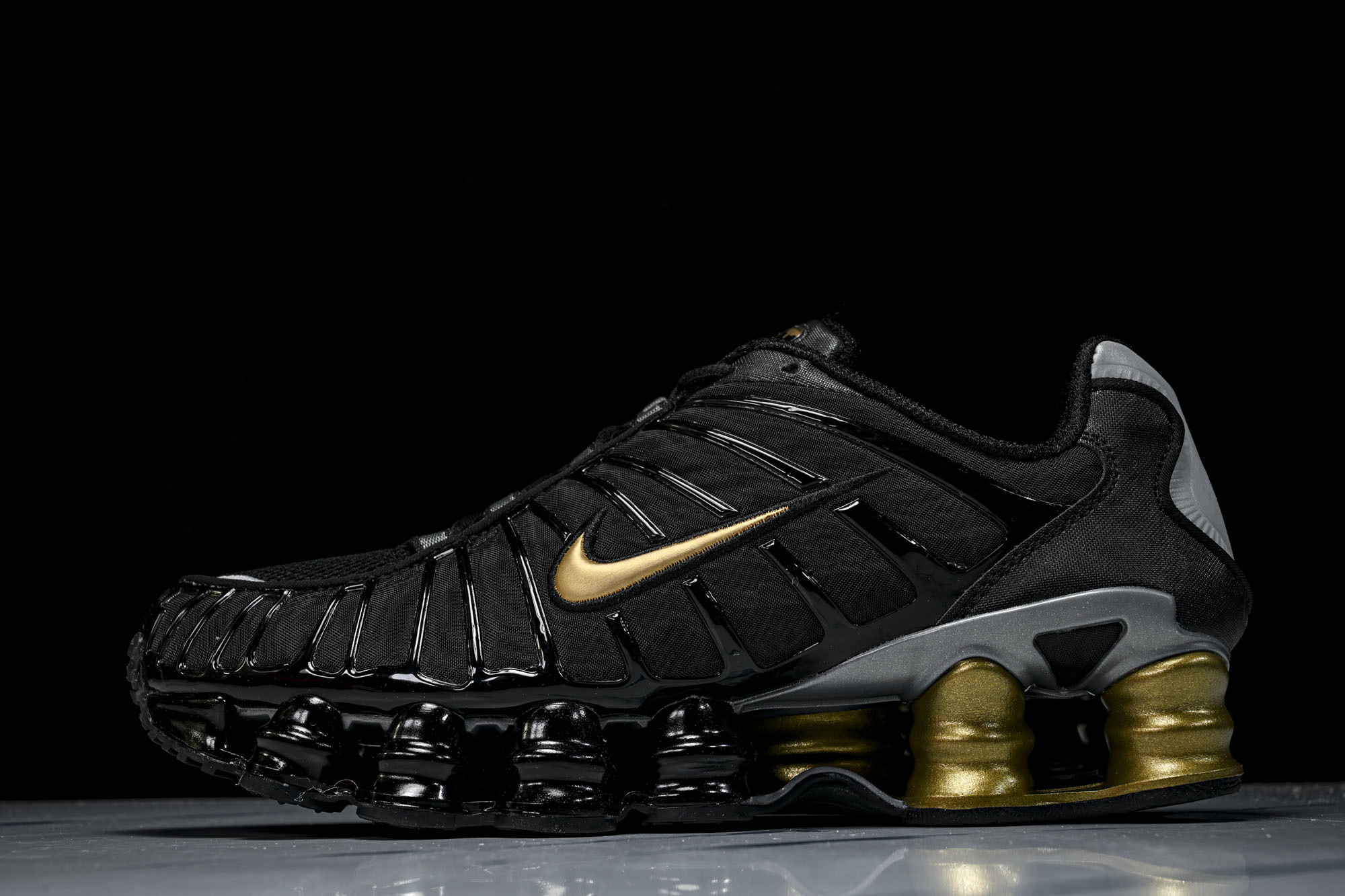 (T2.原厂)Nike SHOX TL耐克男子增高时尚款 缓震轻便透气跑步休闲鞋BV1388 001原版