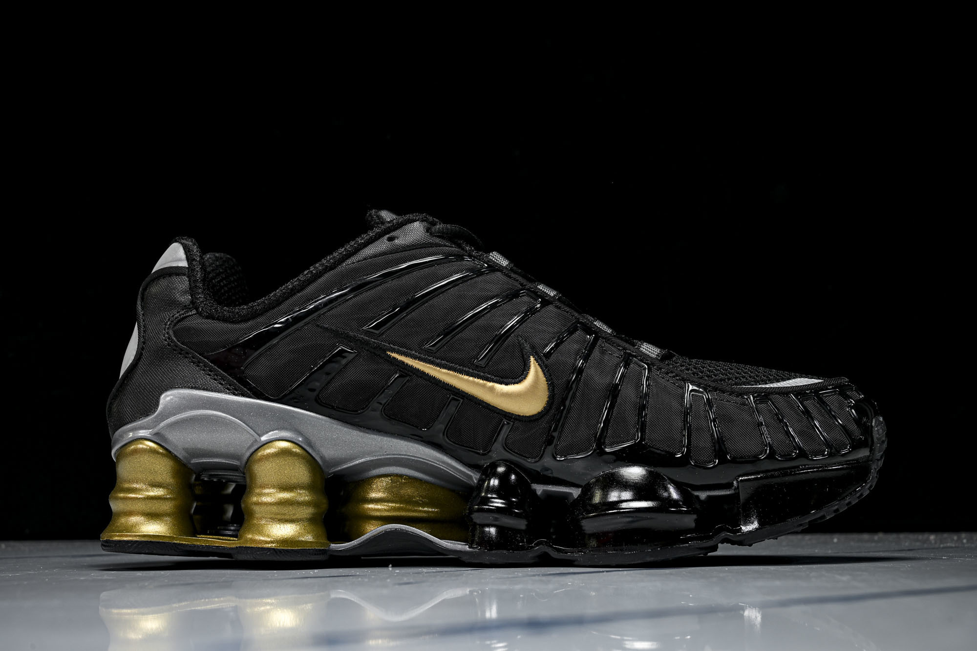 (T2.原厂)Nike SHOX TL耐克男子增高时尚款 缓震轻便透气跑步休闲鞋BV1388 001原版