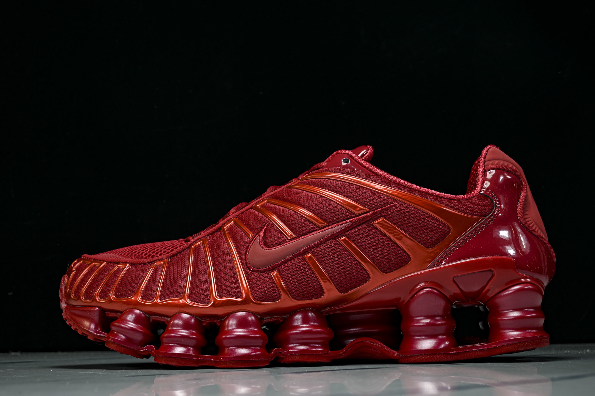 (T2.原厂)Nike SHOX TL耐克男子增高时尚款 缓震轻便透气跑步休闲鞋 IB1087 600原