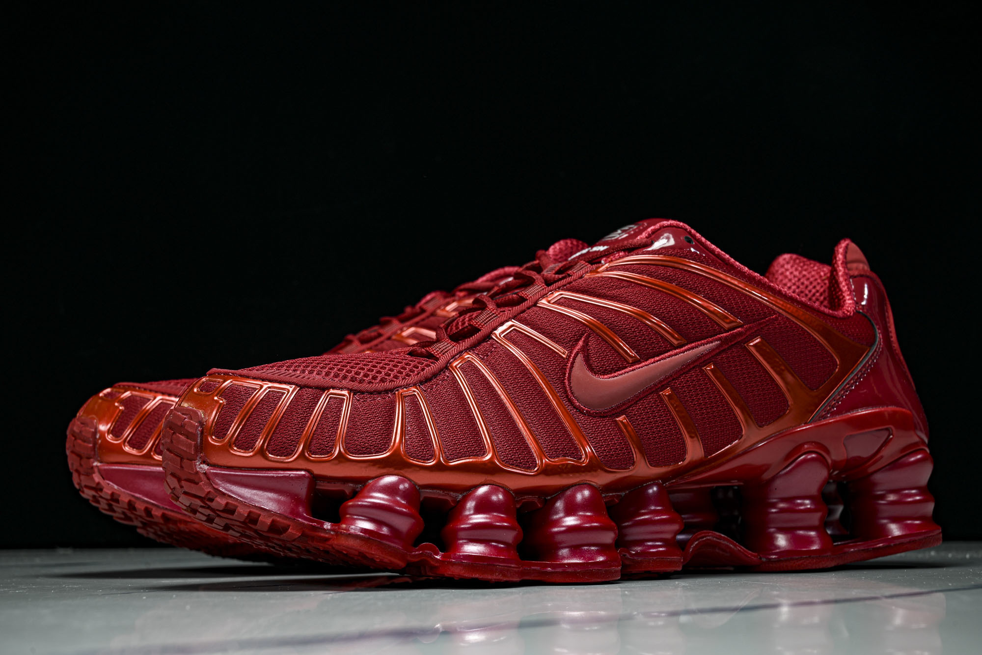 (T2.原厂)Nike SHOX TL耐克男子增高时尚款 缓震轻便透气跑步休闲鞋 IB1087 600原