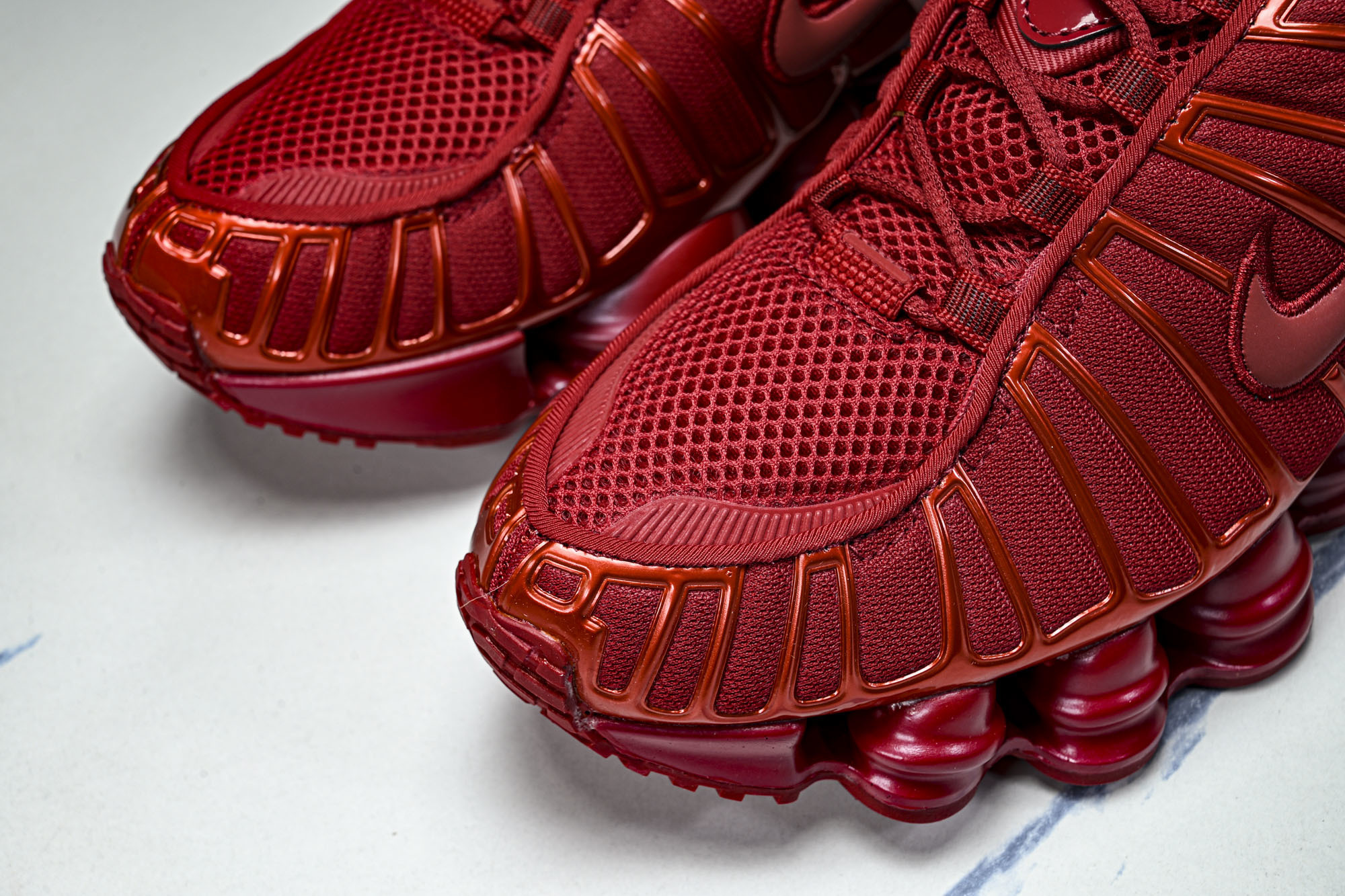 (T2.原厂)Nike SHOX TL耐克男子增高时尚款 缓震轻便透气跑步休闲鞋 IB1087 600原