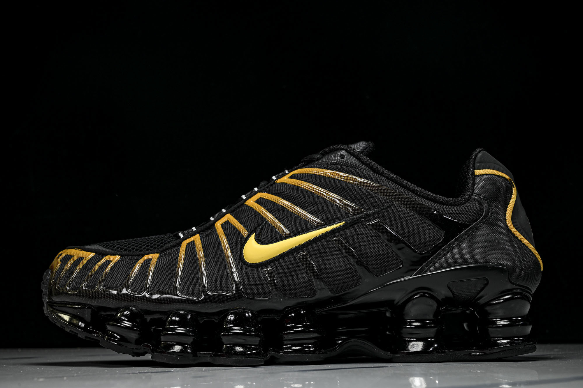 (T2.原厂)Nike SHOX TL耐克男子增高时尚款 缓震轻便透气跑步休闲鞋 AV3595 013原