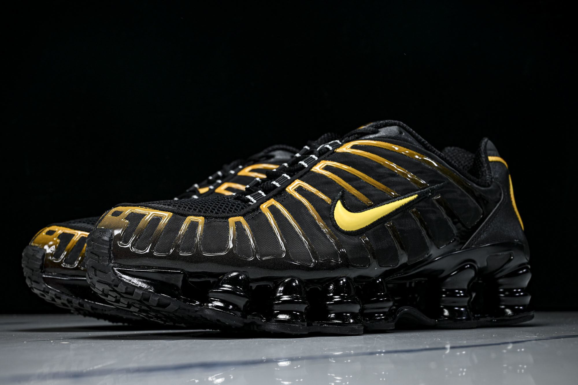 (T2.原厂)Nike SHOX TL耐克男子增高时尚款 缓震轻便透气跑步休闲鞋 AV3595 013原