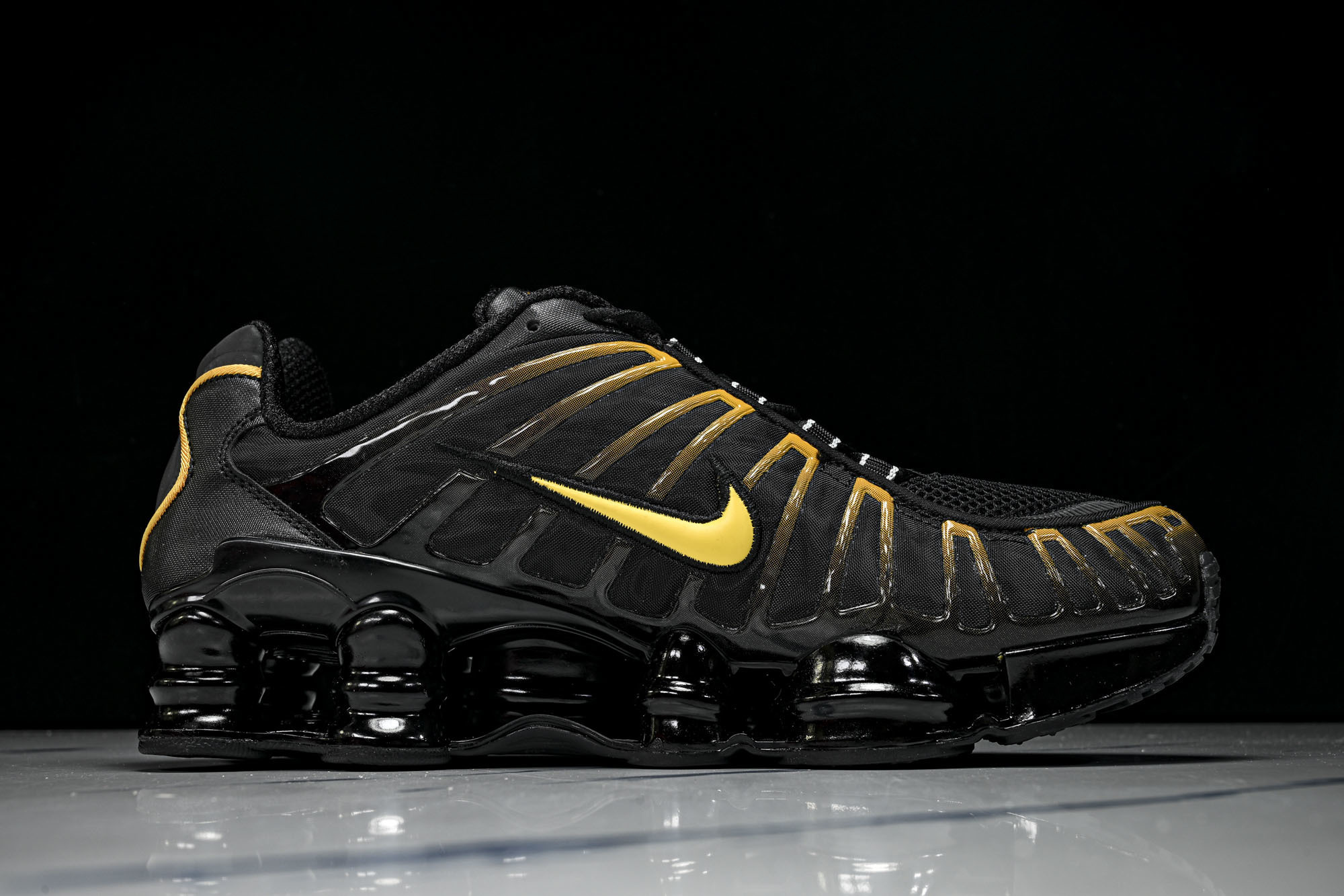 (T2.原厂)Nike SHOX TL耐克男子增高时尚款 缓震轻便透气跑步休闲鞋 AV3595 013原