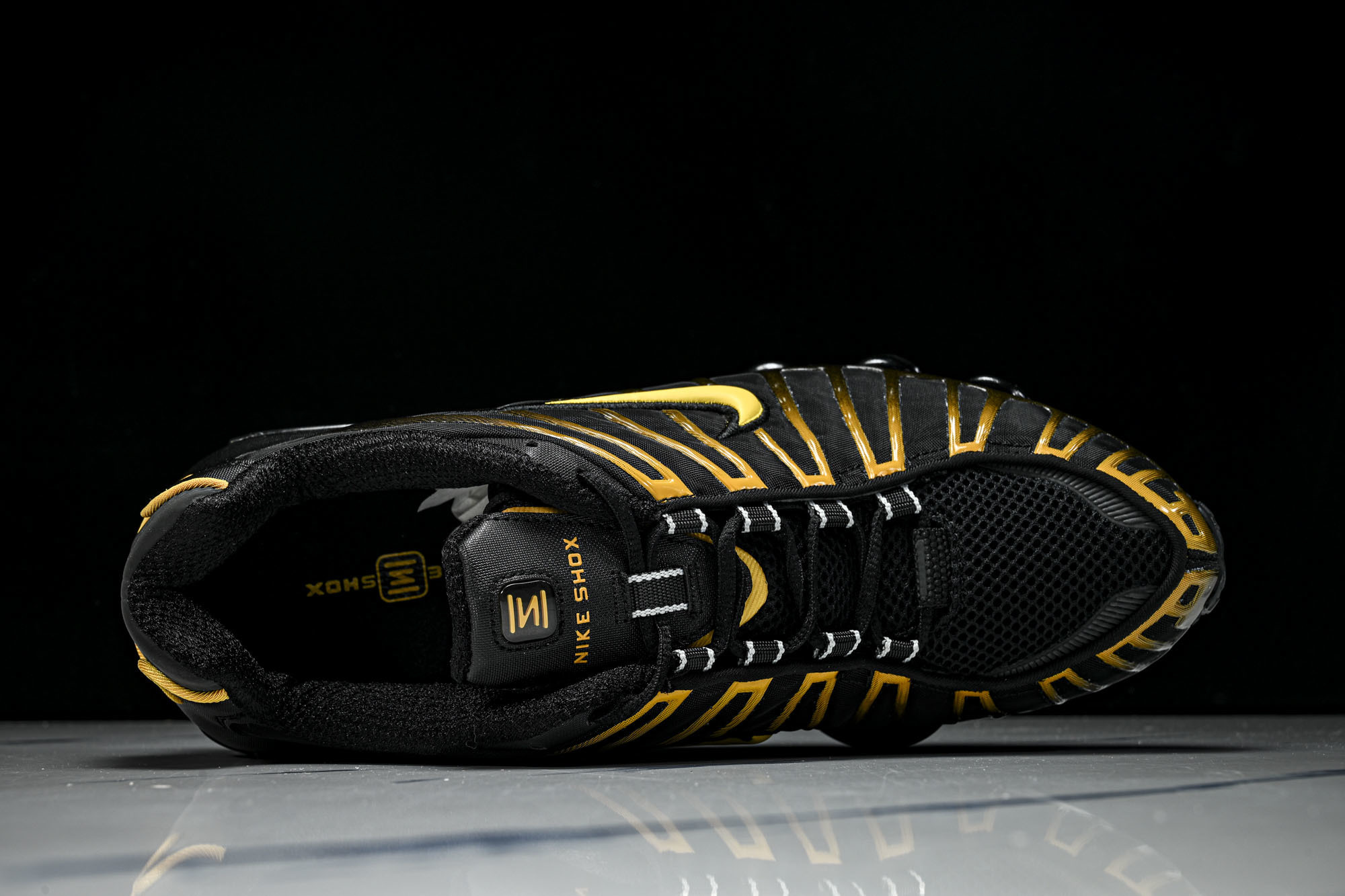 (T2.原厂)Nike SHOX TL耐克男子增高时尚款 缓震轻便透气跑步休闲鞋 AV3595 013原