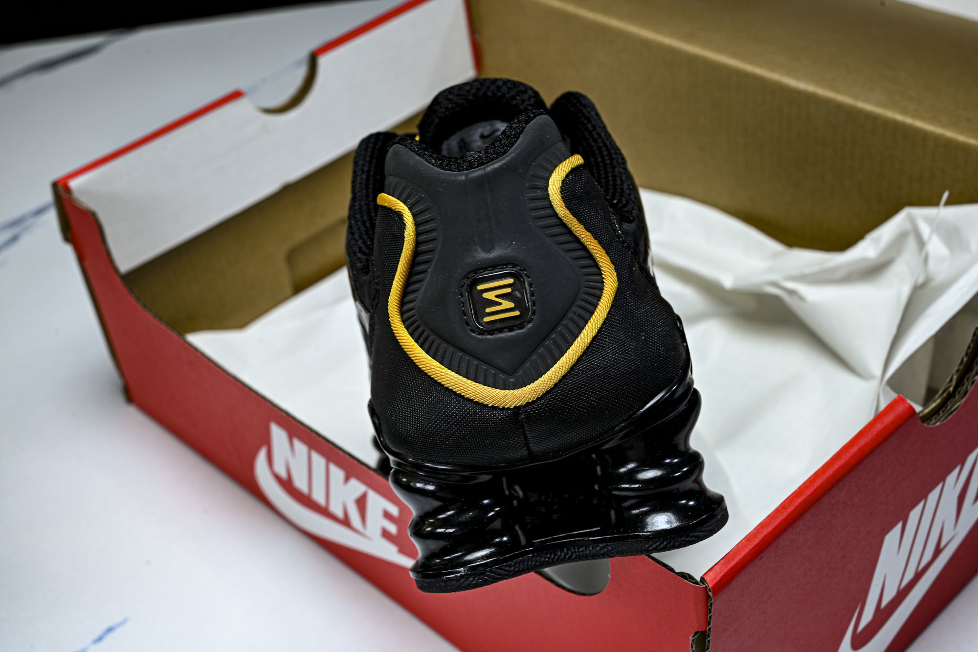 (T2.原厂)Nike SHOX TL耐克男子增高时尚款 缓震轻便透气跑步休闲鞋 AV3595 013原