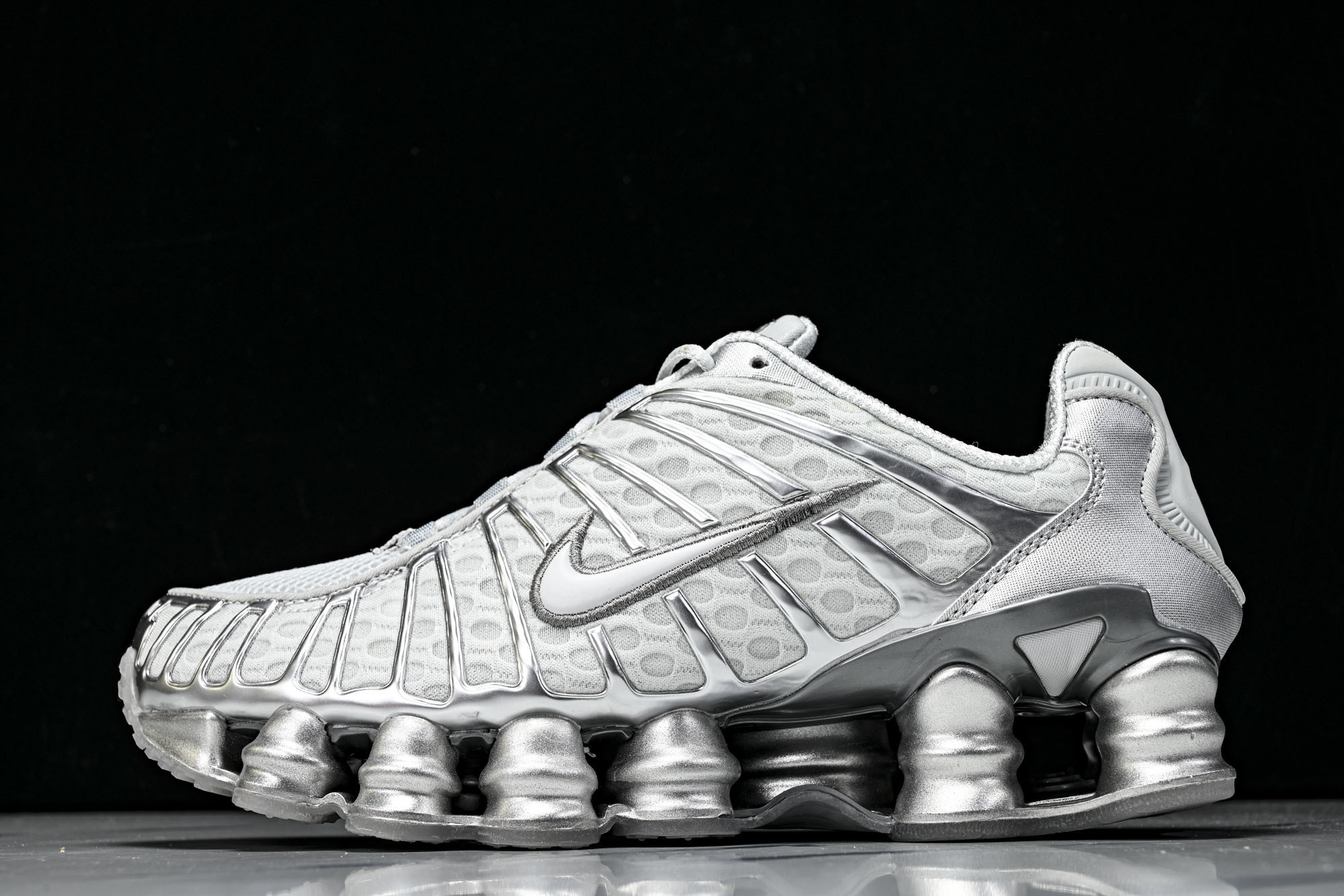 (T2.原厂)Nike SHOX TL耐克男子增高时尚款 缓震轻便透气跑步休闲鞋 AR3566 003Q