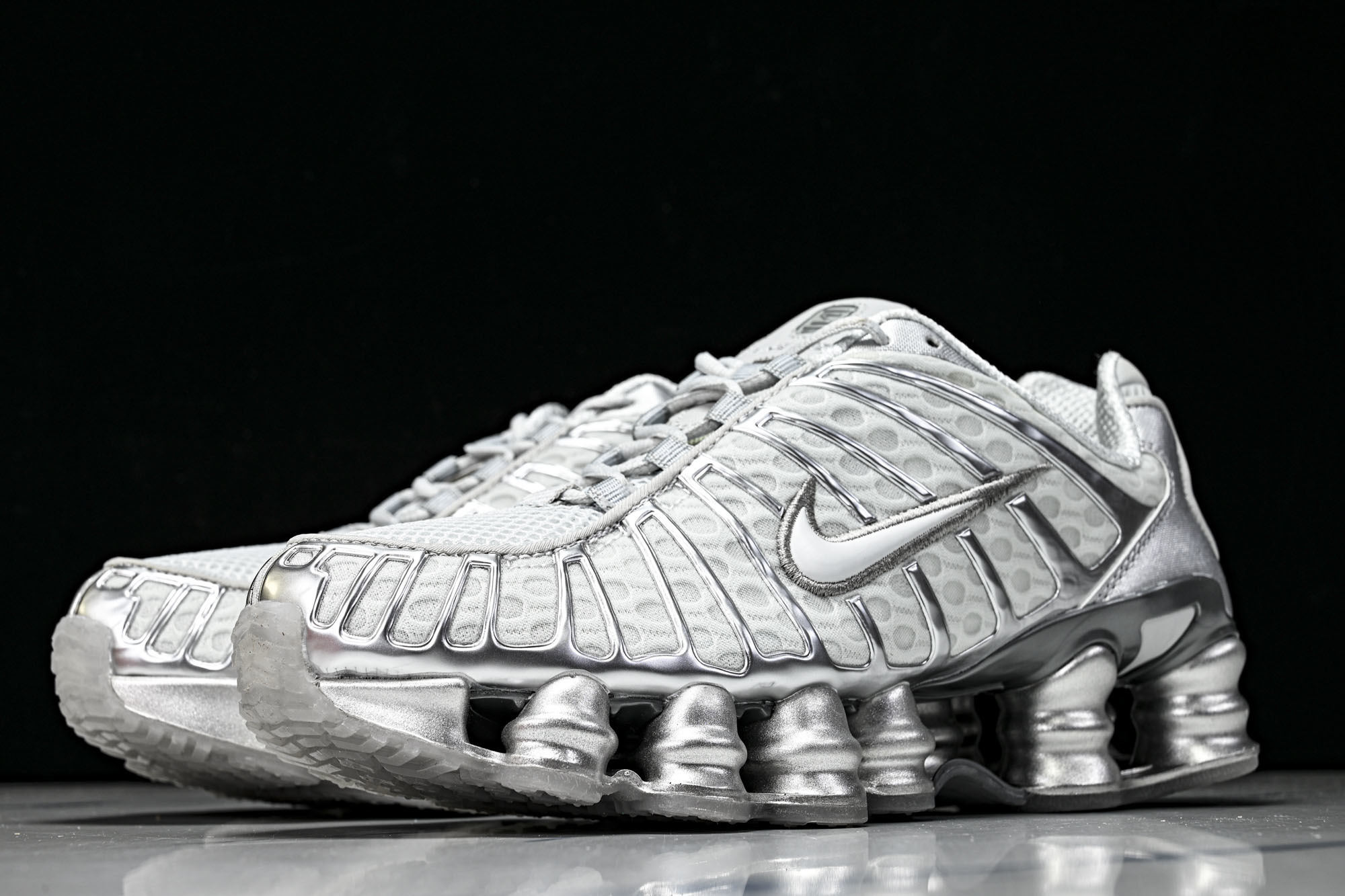 (T2.原厂)Nike SHOX TL耐克男子增高时尚款 缓震轻便透气跑步休闲鞋 AR3566 003Q