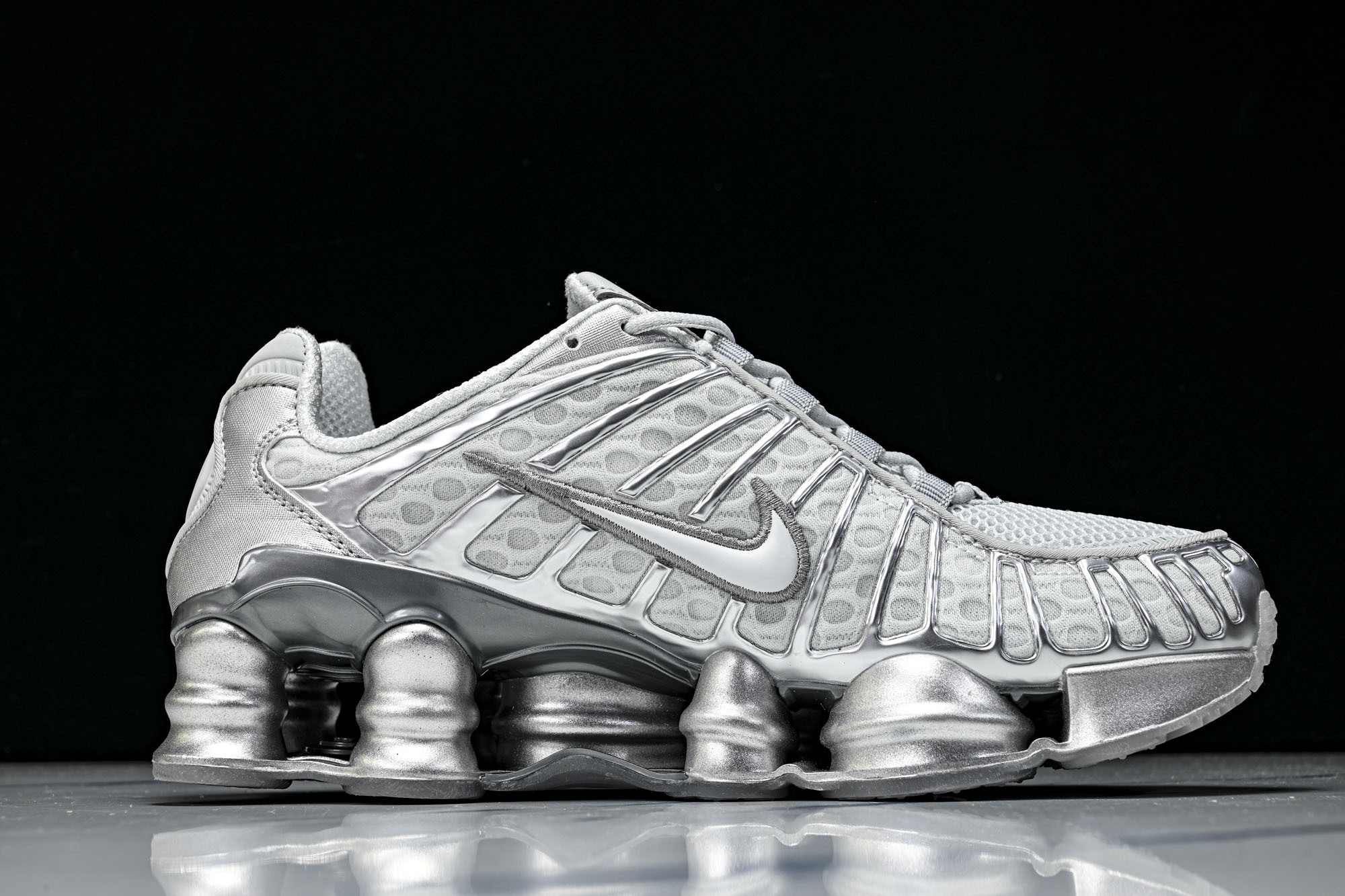 (T2.原厂)Nike SHOX TL耐克男子增高时尚款 缓震轻便透气跑步休闲鞋 AR3566 003Q