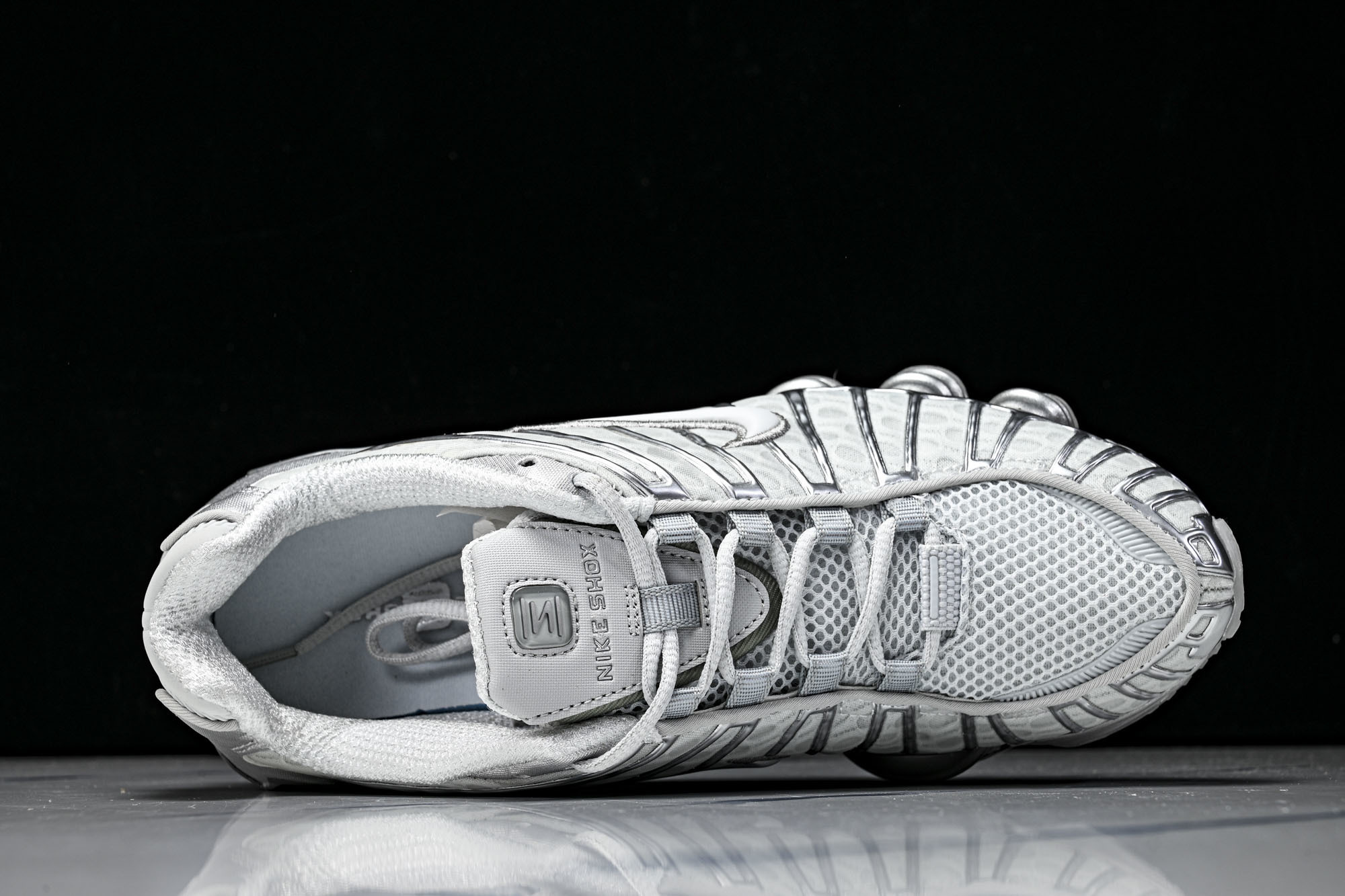 (T2.原厂)Nike SHOX TL耐克男子增高时尚款 缓震轻便透气跑步休闲鞋 AR3566 003Q