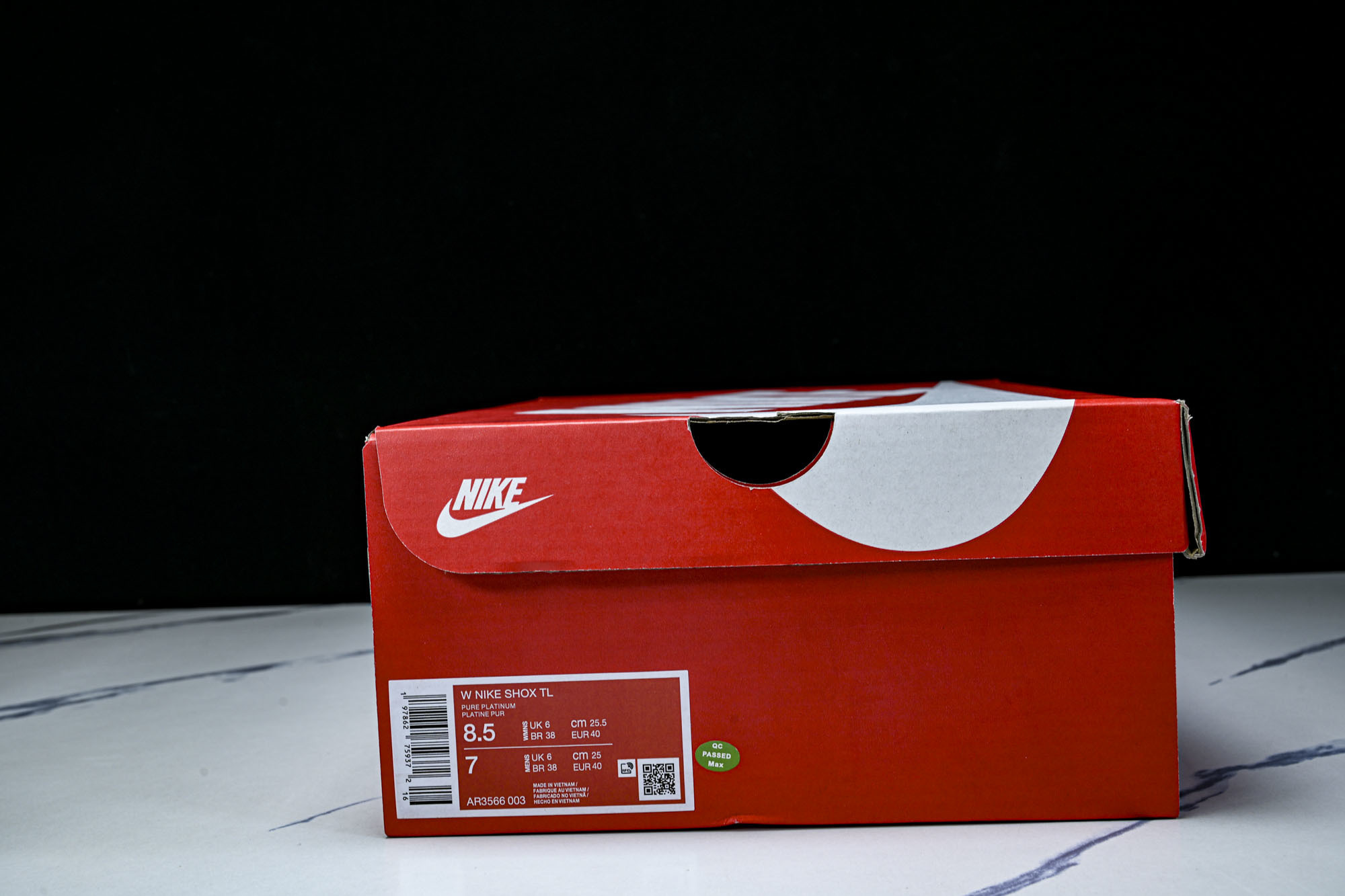 (T2.原厂)Nike SHOX TL耐克男子增高时尚款 缓震轻便透气跑步休闲鞋 AR3566 003Q