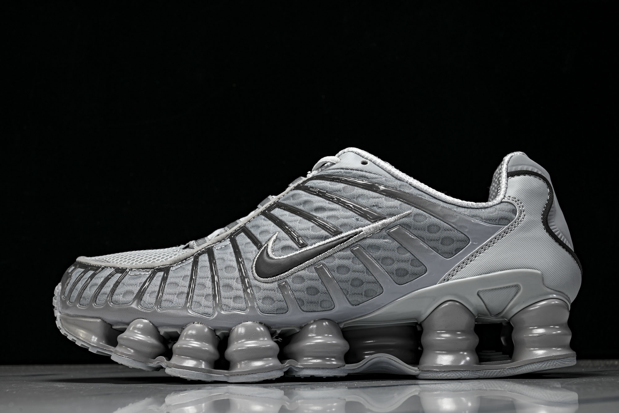 (T2.原厂)Nike Shox TL 黑蓝 防滑舒适 低帮 休闲气柱跑步鞋AV3595 015原版1:
