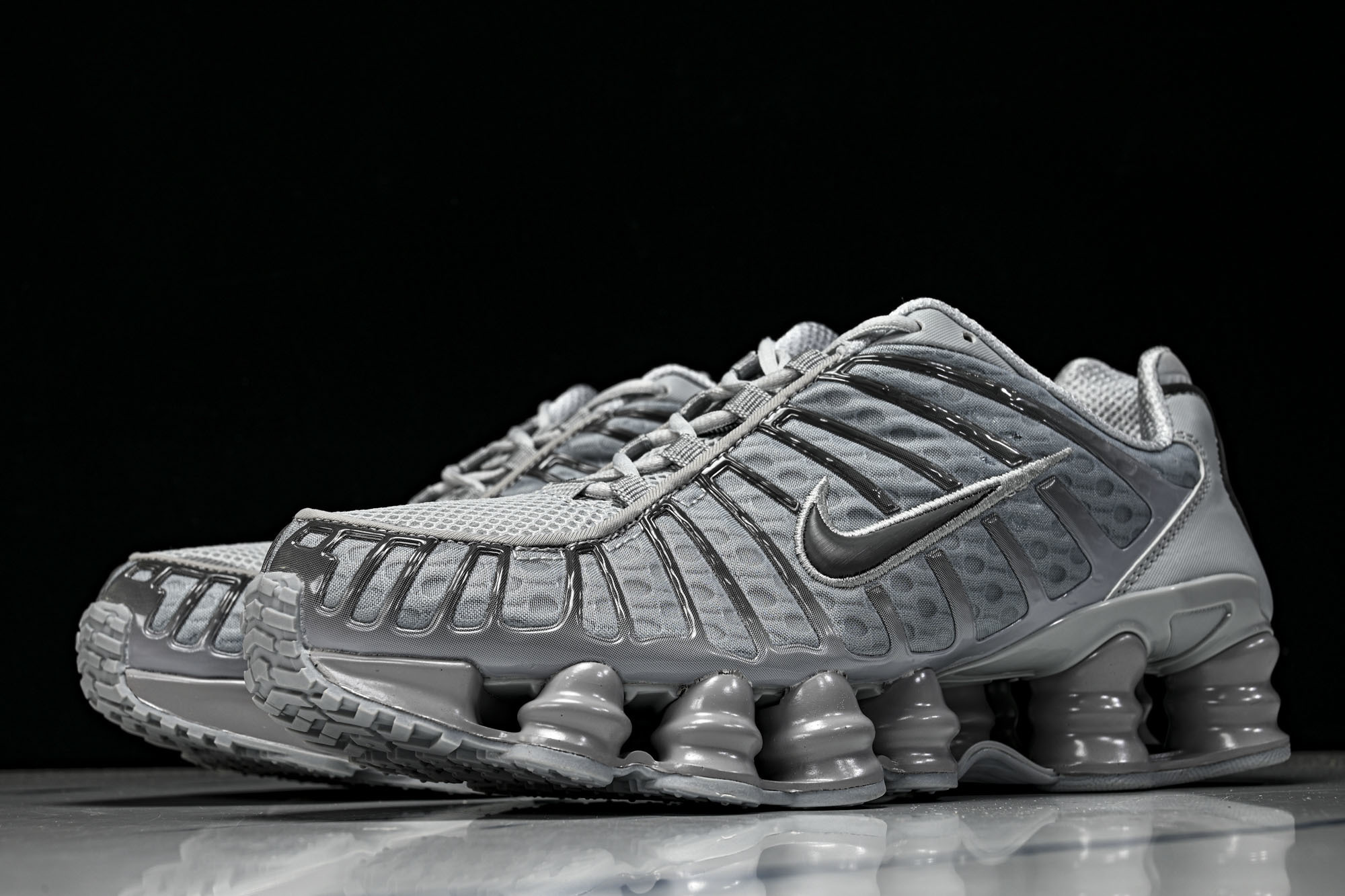 (T2.原厂)Nike Shox TL 黑蓝 防滑舒适 低帮 休闲气柱跑步鞋AV3595 015原版1: