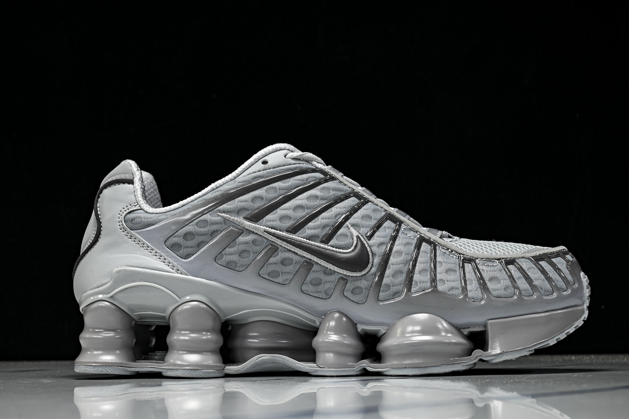 (T2.原厂)Nike Shox TL 黑蓝 防滑舒适 低帮 休闲气柱跑步鞋AV3595 015原版1: