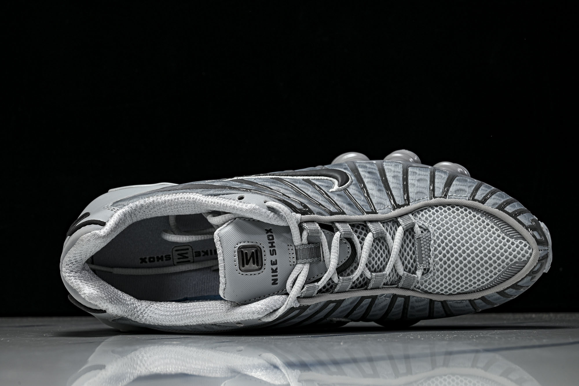 (T2.原厂)Nike Shox TL 黑蓝 防滑舒适 低帮 休闲气柱跑步鞋AV3595 015原版1: