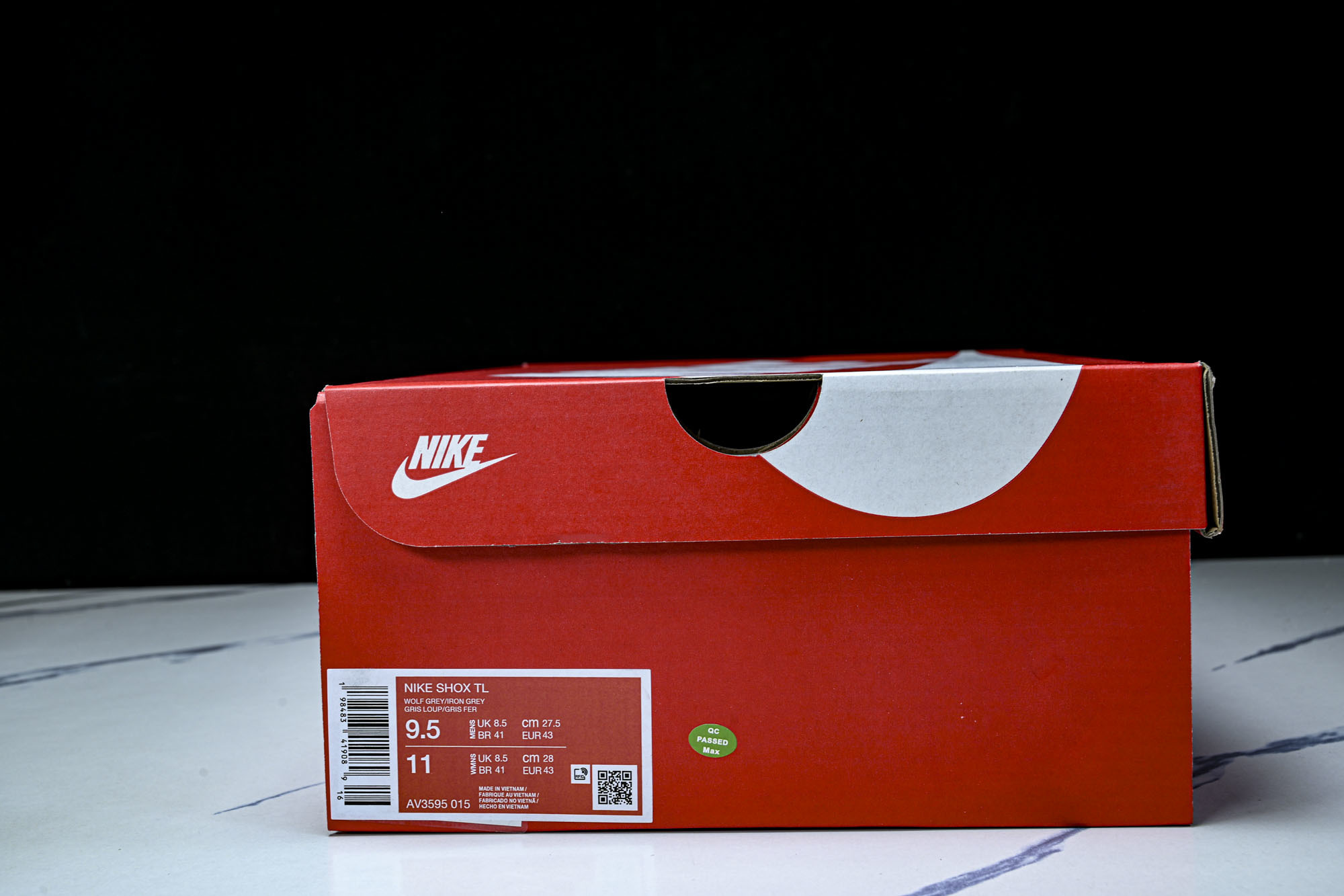 (T2.原厂)Nike Shox TL 黑蓝 防滑舒适 低帮 休闲气柱跑步鞋AV3595 015原版1: