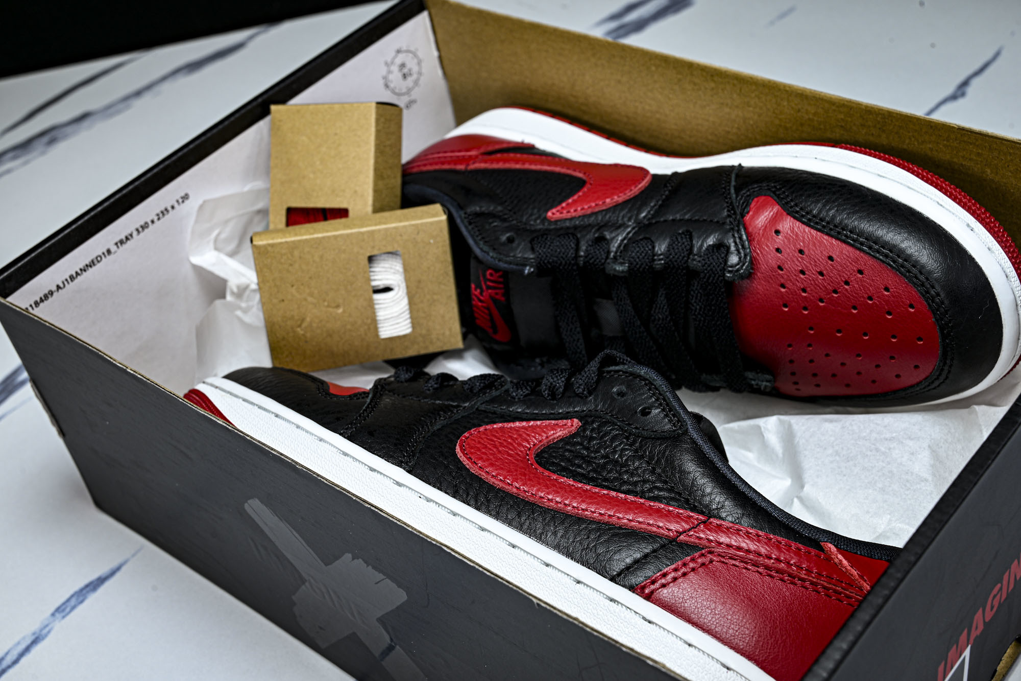 Air Jordan 1 Low Banned AJ1 乔1黑红禁穿XX 低帮文化休闲板鞋 IW6276
