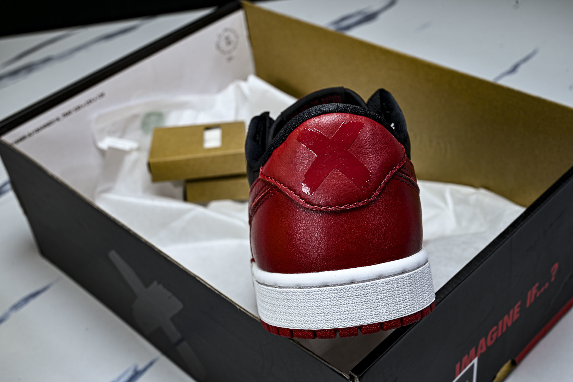 Air Jordan 1 Low Banned AJ1 乔1黑红禁穿XX 低帮文化休闲板鞋 IW6276