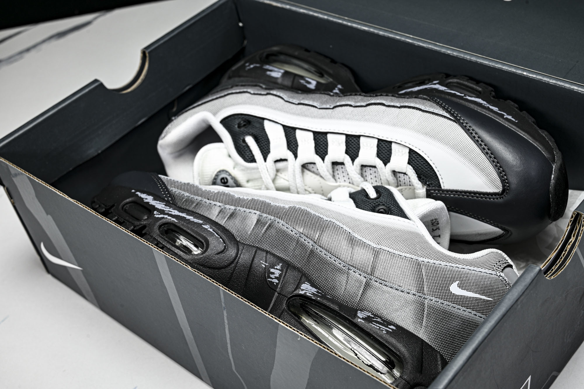 Nike Air Max 95 复古减震气垫跑鞋I17404-100#外贸顶级专供 #全部配色原鞋原尺码