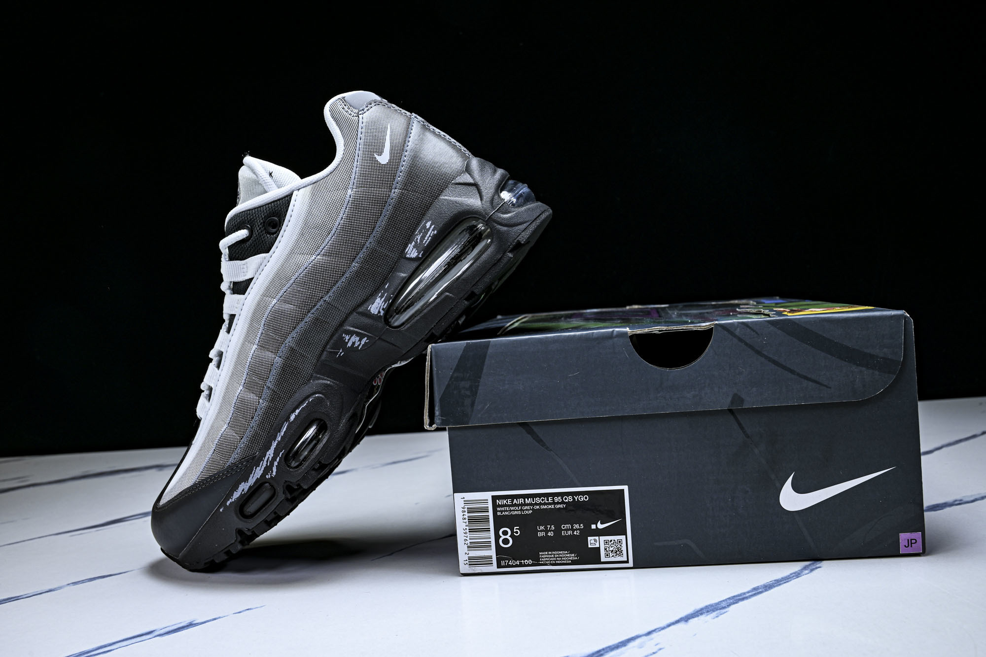 Nike Air Max 95 复古减震气垫跑鞋I17404-100#外贸顶级专供 #全部配色原鞋原尺码