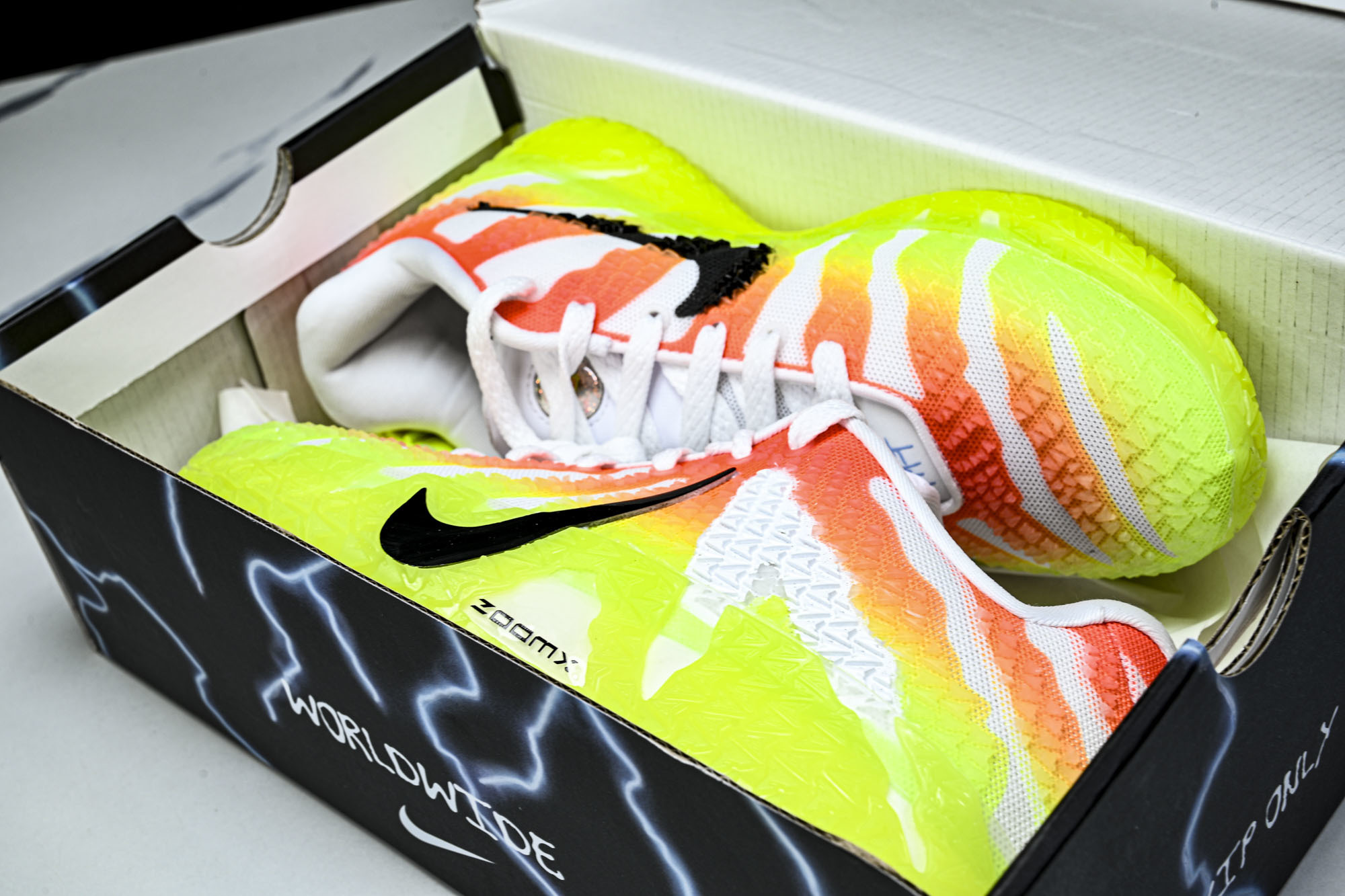 Nike Ja 3 莫兰特三代 Snowed In EP christmas 圣诞限定 白黄橙 IH07