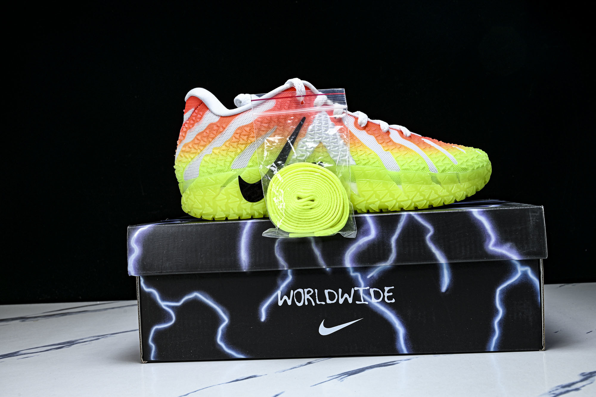 Nike Ja 3 莫兰特三代 Snowed In EP christmas 圣诞限定 白黄橙 IH07