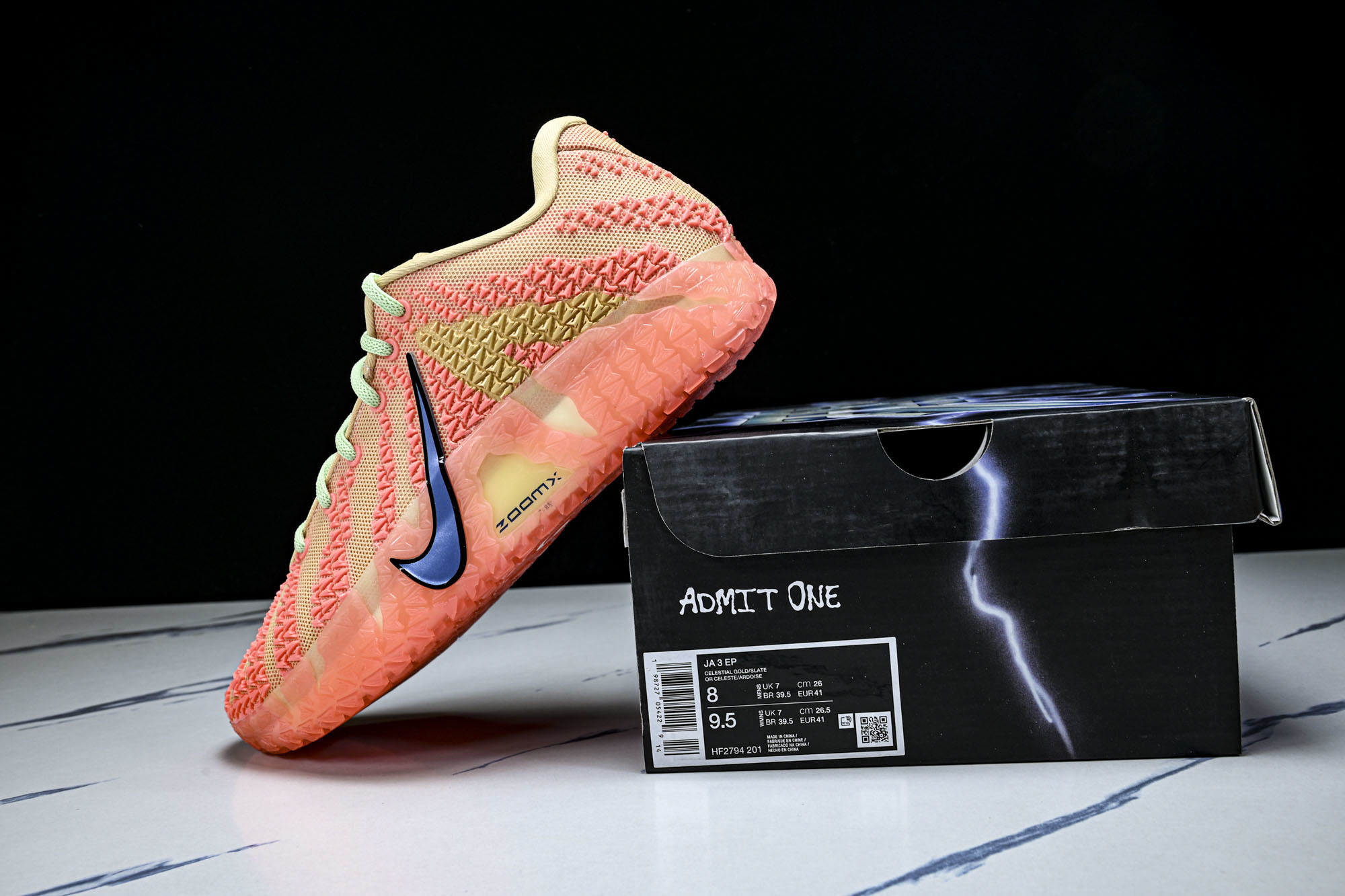 Nike Ja 3 莫兰特三代 Snowed In EP christmas 圣诞限定 HF2794 2