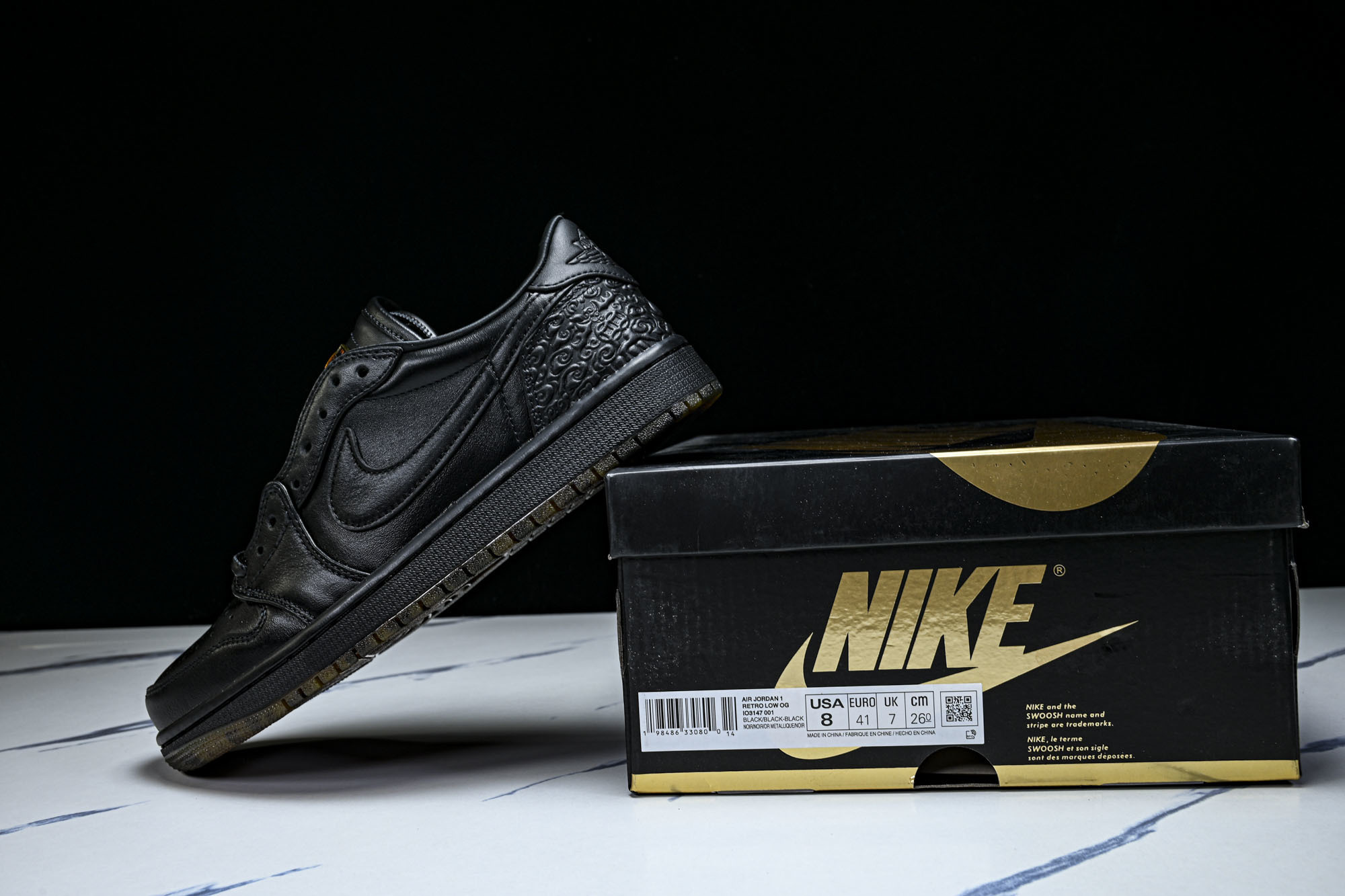 (T1..纯原)Air Jordan 1 Low AJ1 乔1玄武2.0 低帮文化休闲板鞋 IO3147