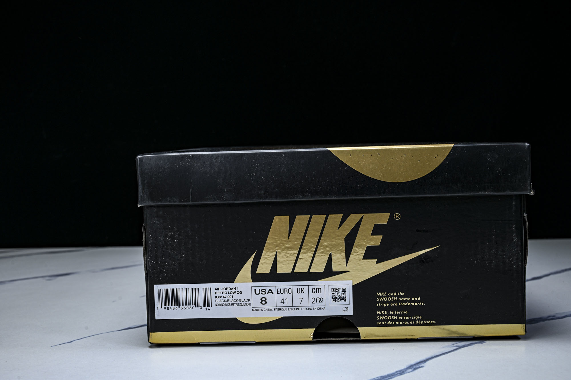 (T1..纯原)Air Jordan 1 Low AJ1 乔1玄武2.0 低帮文化休闲板鞋 IO3147