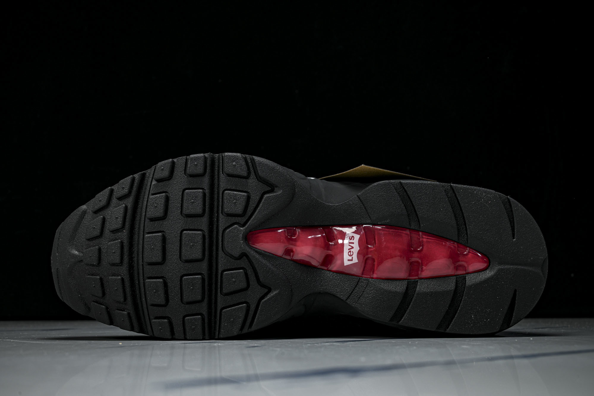 (KZ.2.0原装)Levi's x NK Air Max 95 舒适耐磨 低帮跑步鞋 男女同款 李维斯