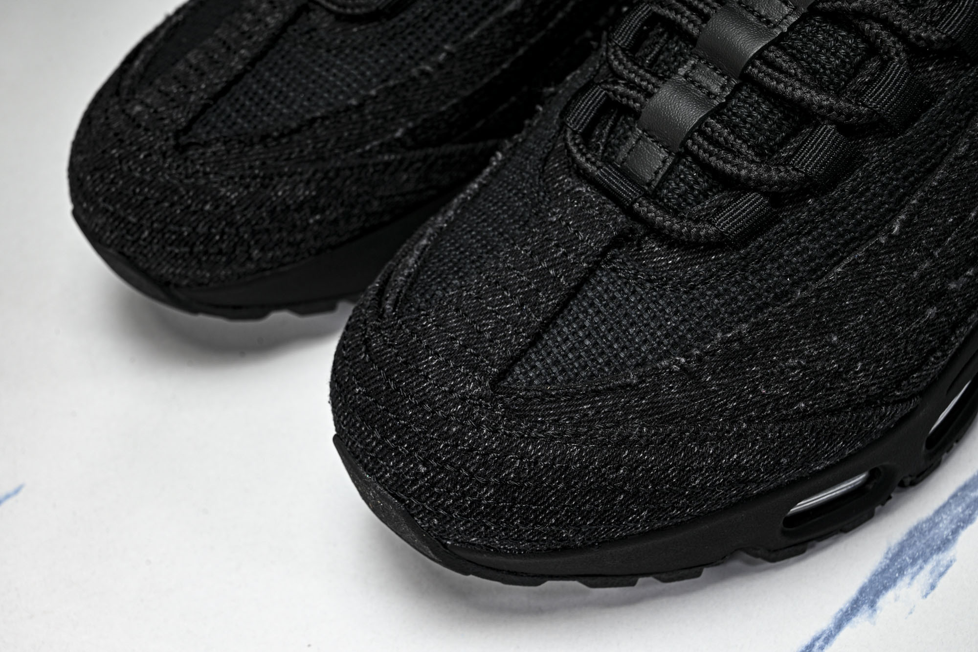 (KZ.2.0原装)Levi's x NK Air Max 95 舒适耐磨 低帮跑步鞋 男女同款 李维斯