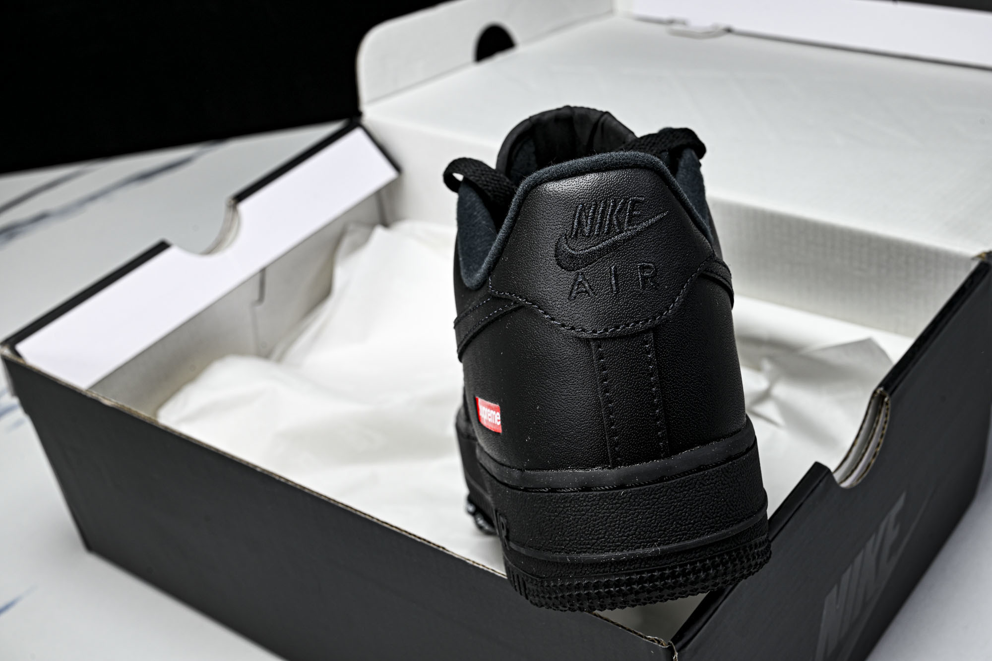 Air Force 1 Low Supreme Black White 黑白 CU9225 00140 
