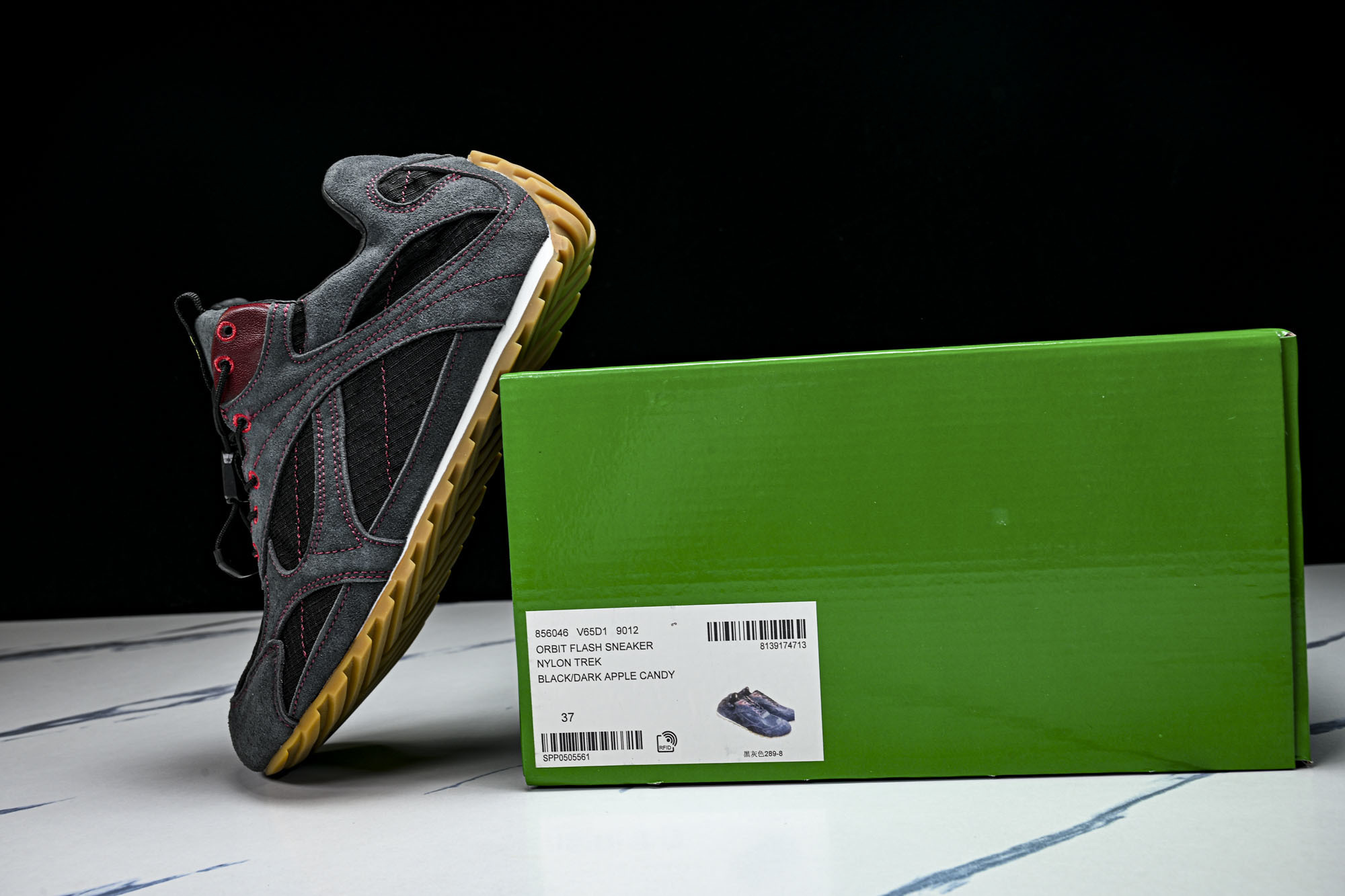 BV葆蝶家早春系列情侣款Orbit Flash Trek户外运动鞋_CM_1Bottega Veneta
