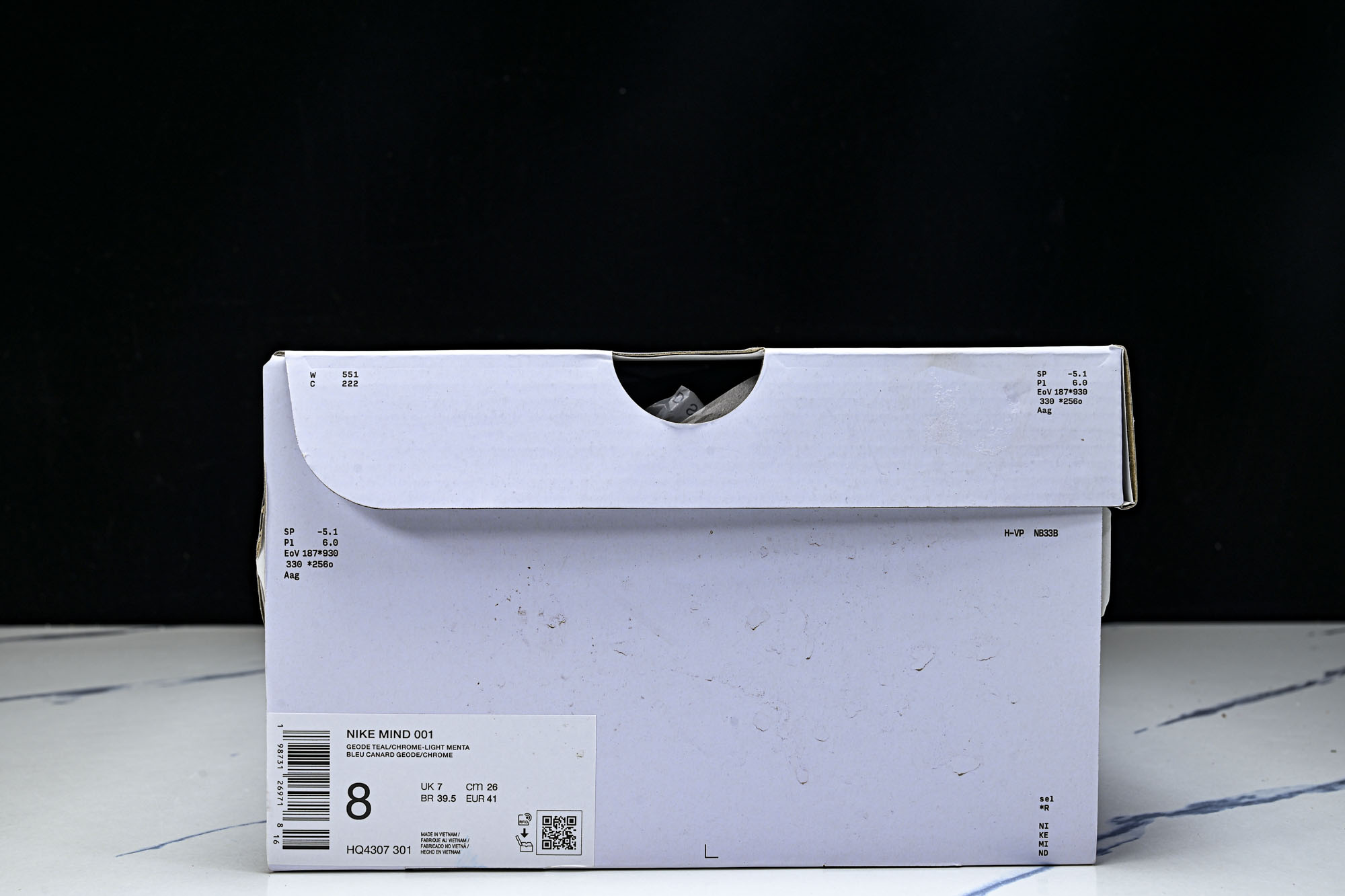 NK Mind 001 赛前训练拖鞋 包头运动拖鞋 男女同款HQ4307-301   Size：36 3