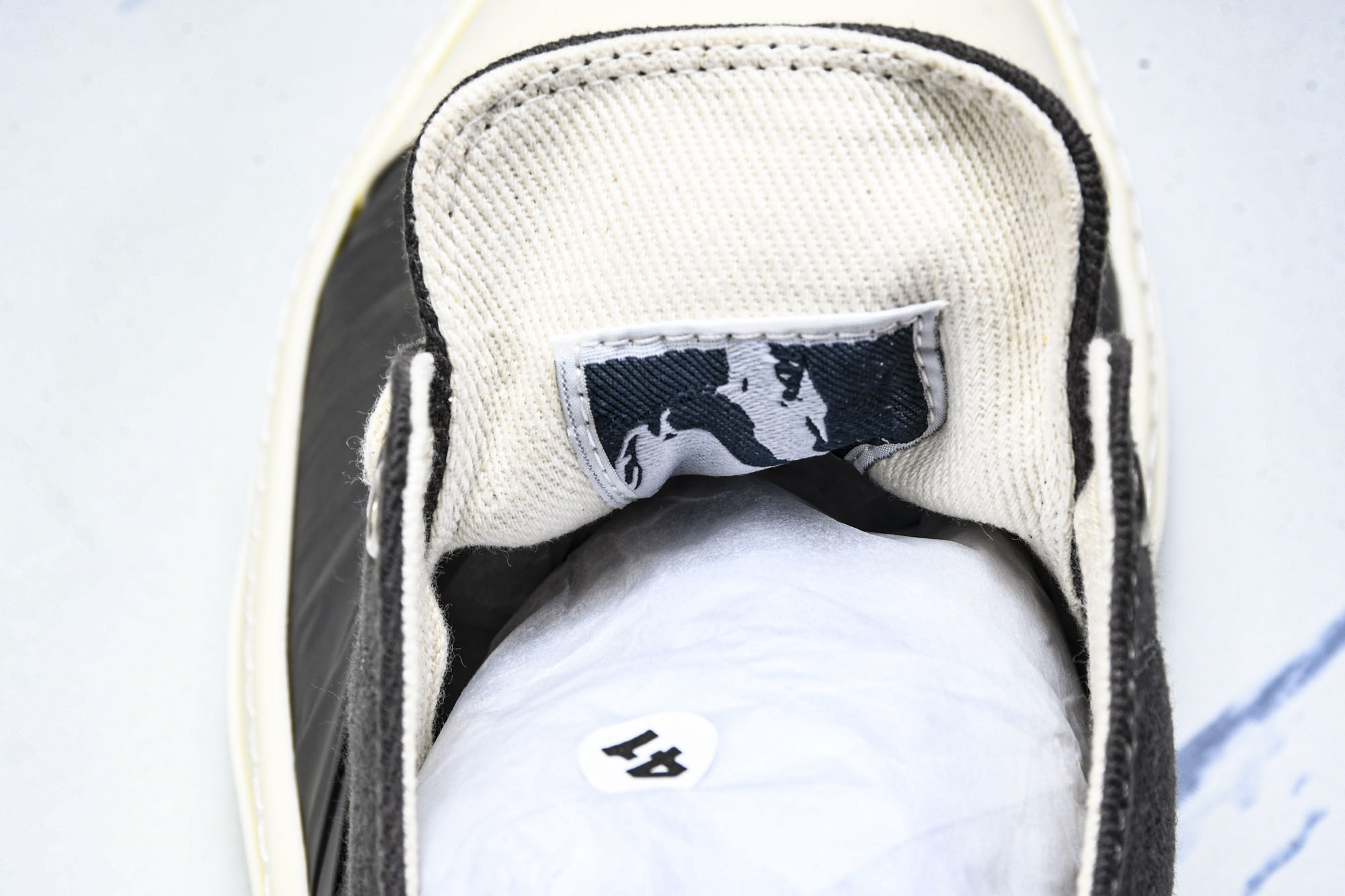 纯原莞产 Rick Owens DRKSHDW Hustler 系带拼接 深灰色#YZ021-136 3