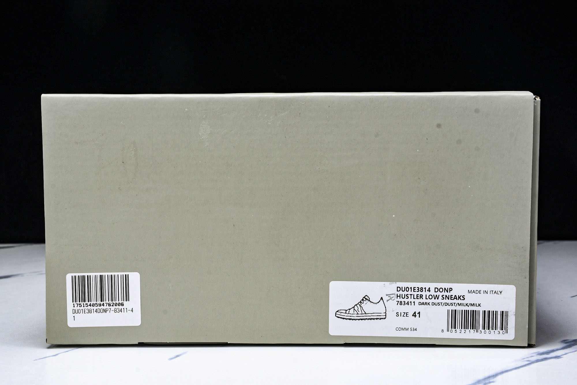 纯原莞产 Rick Owens DRKSHDW Hustler 系带拼接 深灰色#YZ021-136 3