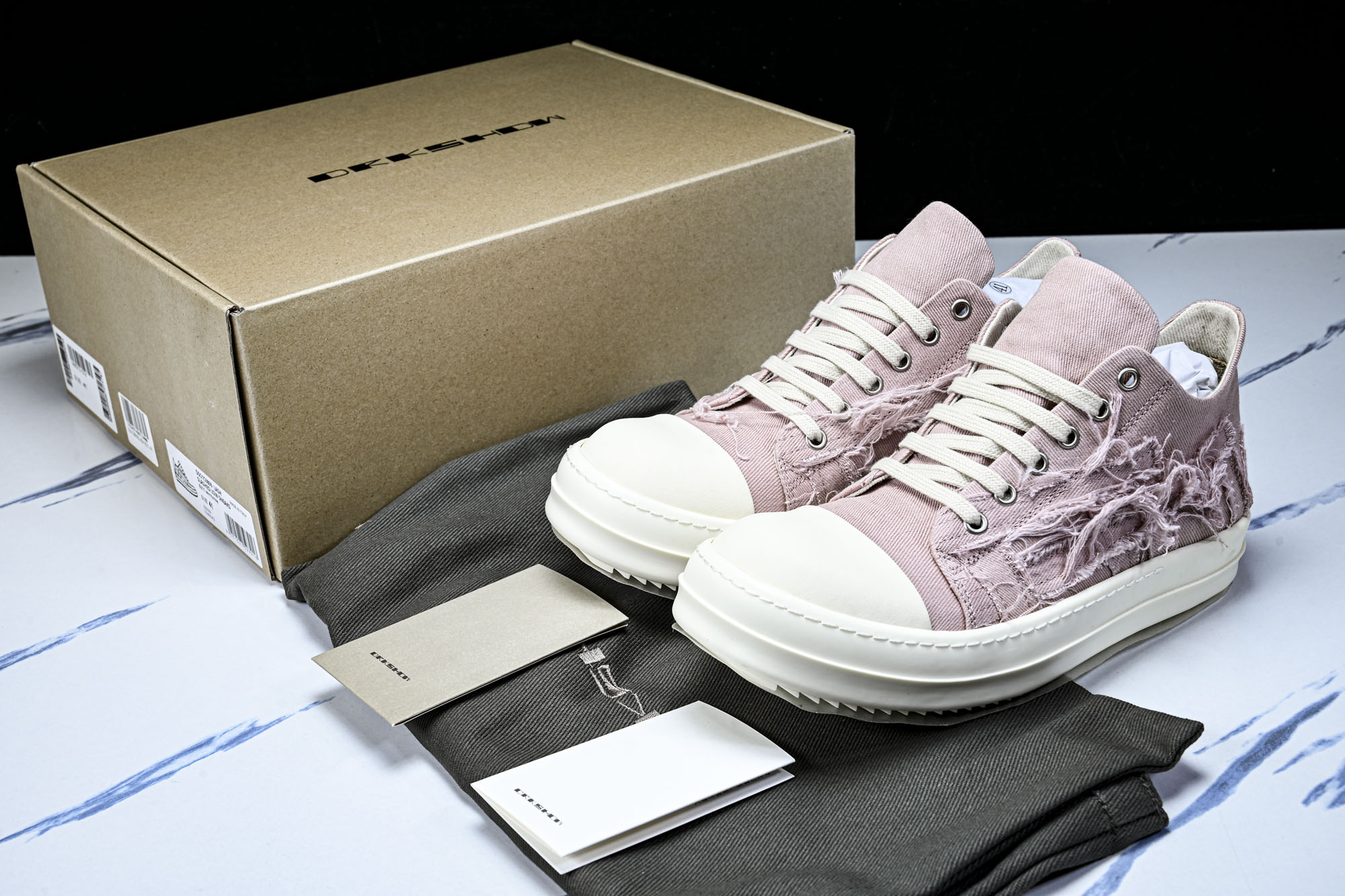 纯原莞产 RICK OWENS DRKSHDW VINTAGE SNEAKS 新款男女士运动鞋DSO1C