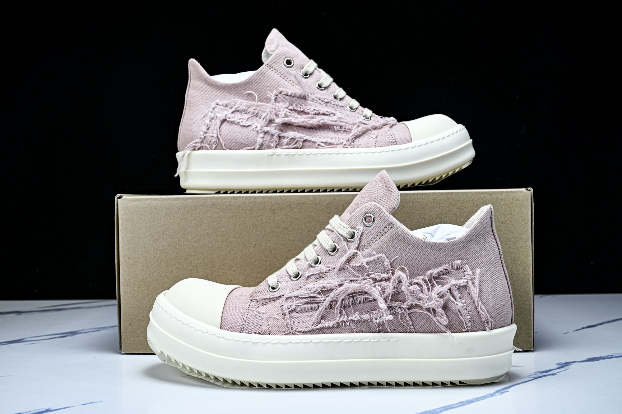 纯原莞产 RICK OWENS DRKSHDW VINTAGE SNEAKS 新款男女士运动鞋DSO1C