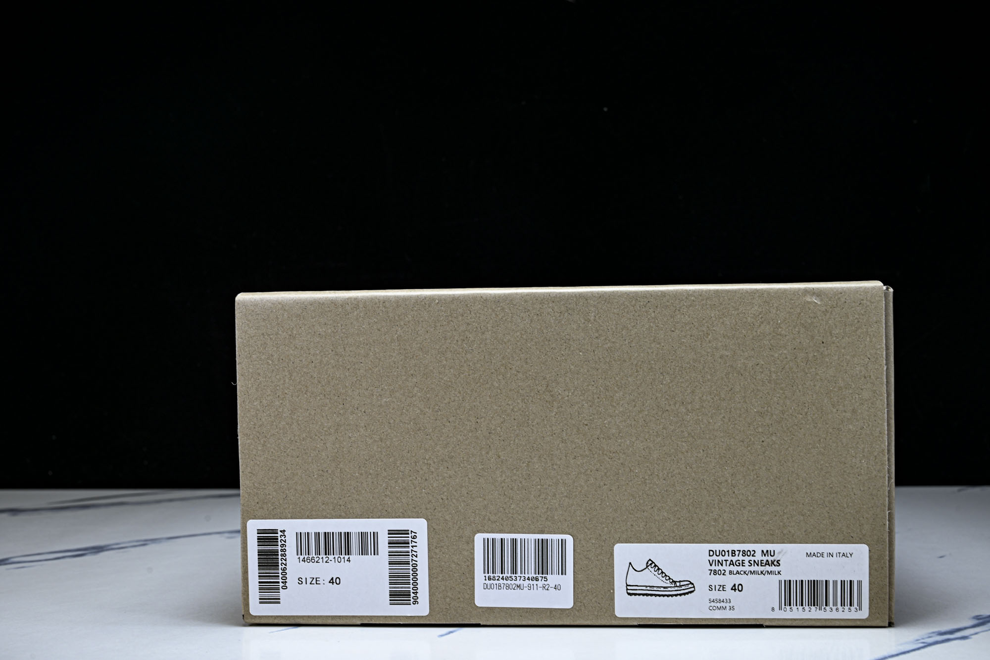纯原莞产 RICK OWENS DRKSHDW VINTAGE SNEAKS 新款男女士运动鞋DU01B