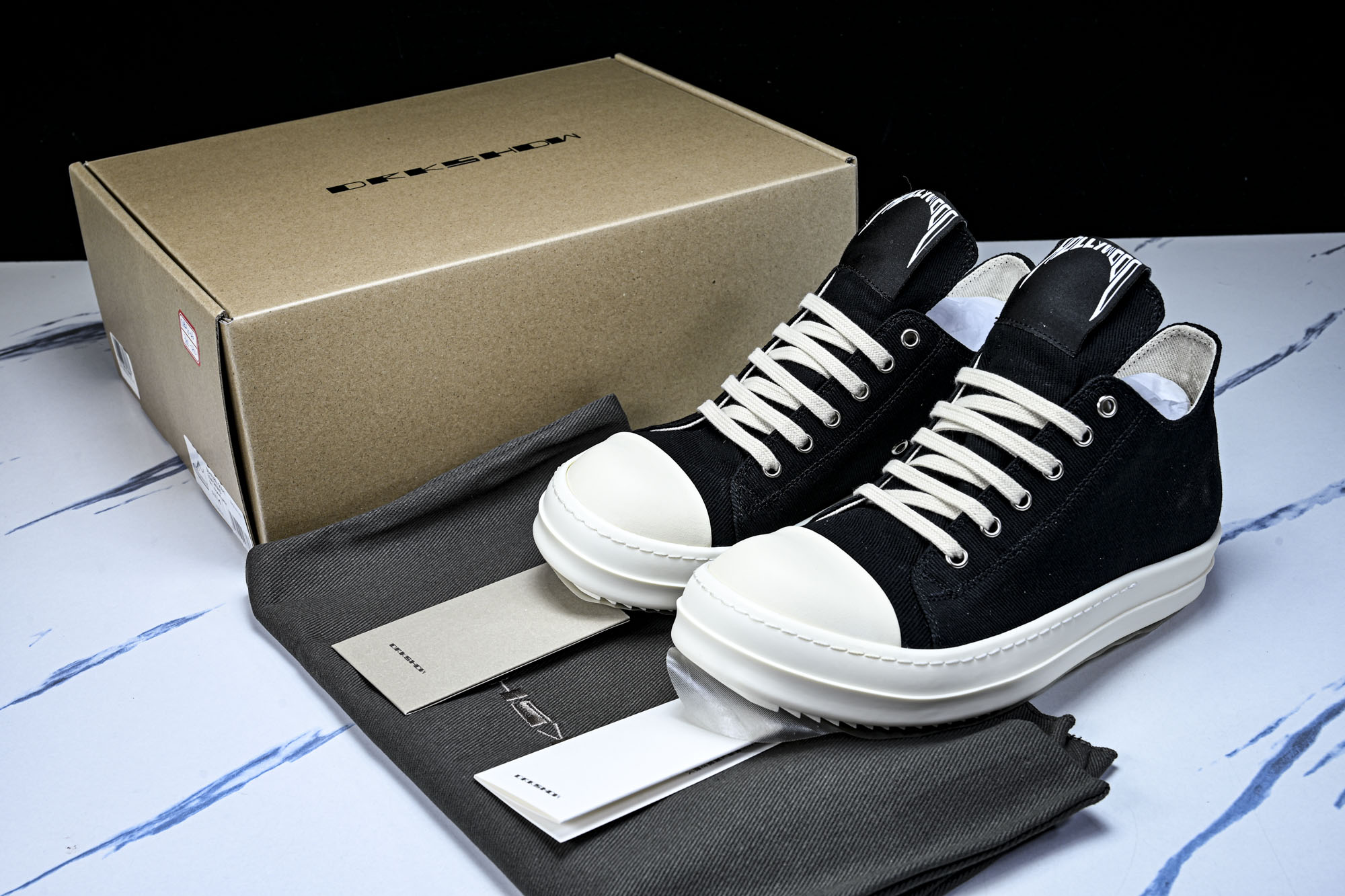 纯原莞产 RICK OWENS DRKSHDW VINTAGE SNEAKS 新款男女士运动鞋DU01E