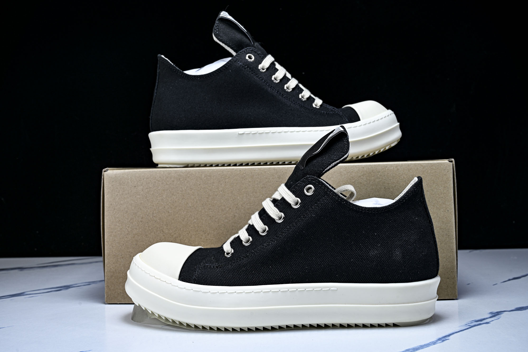 纯原莞产 RICK OWENS DRKSHDW VINTAGE SNEAKS 新款男女士运动鞋DU01E