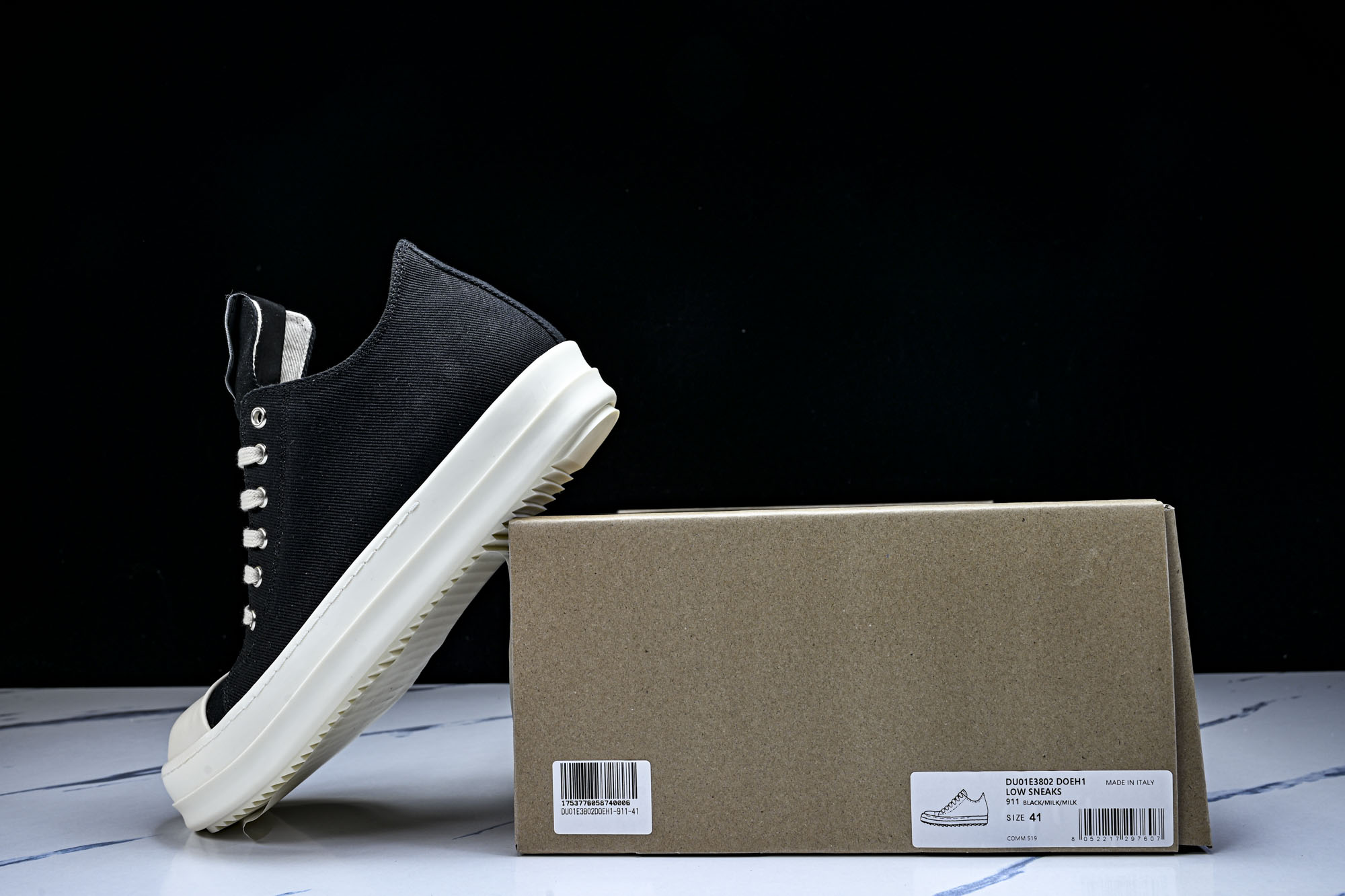 纯原莞产 RICK OWENS DRKSHDW VINTAGE SNEAKS 新款男女士运动鞋DU01E