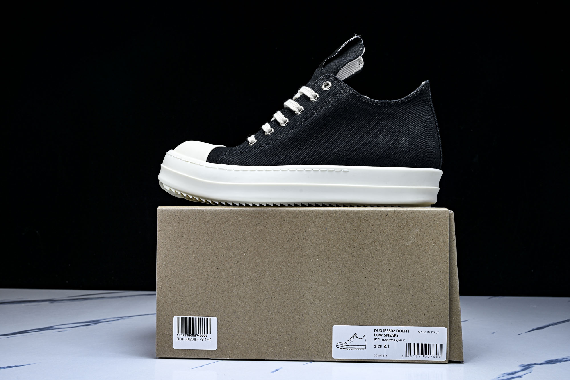 纯原莞产 RICK OWENS DRKSHDW VINTAGE SNEAKS 新款男女士运动鞋DU01E