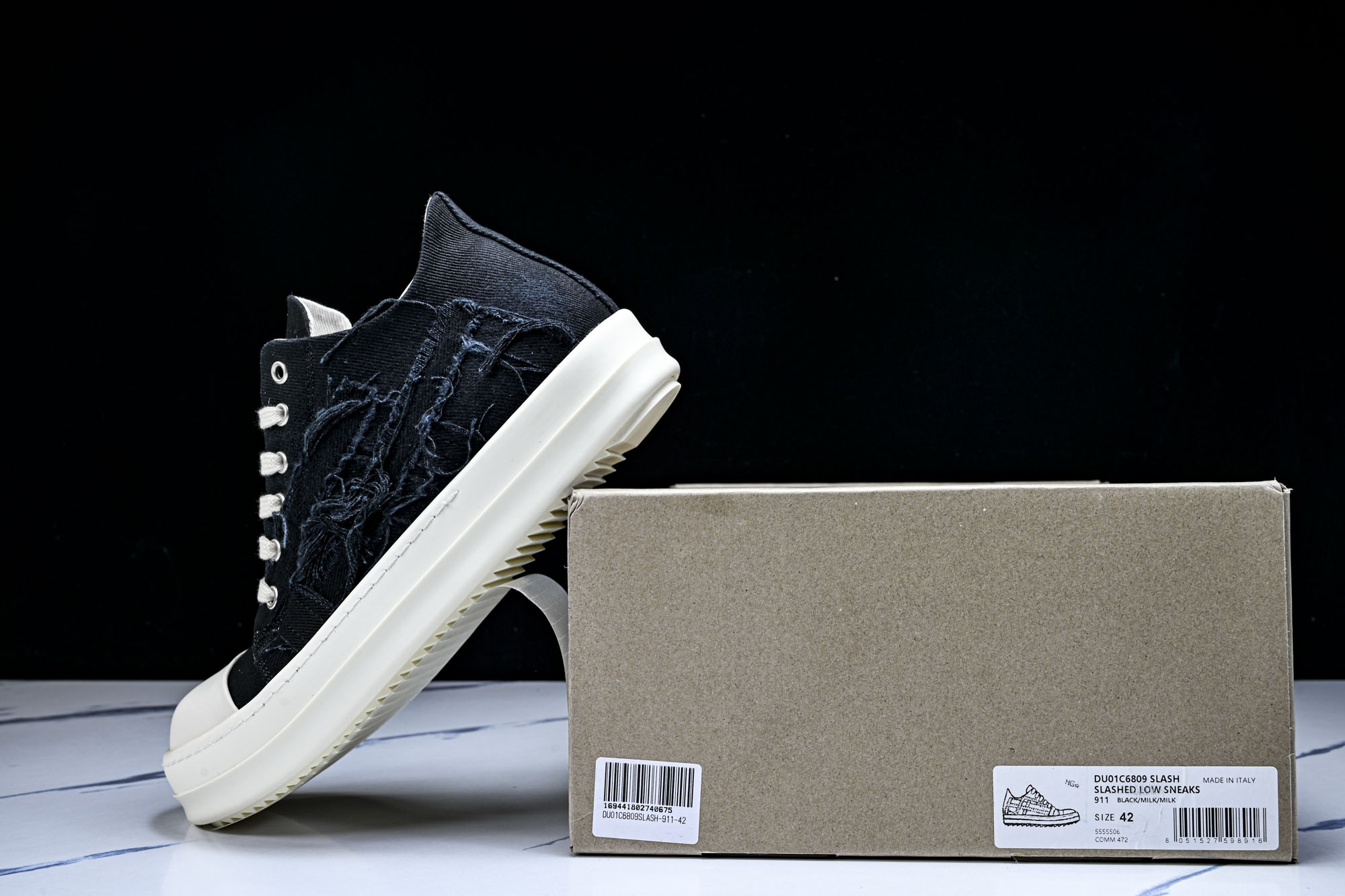 纯原莞产 RICK OWENS DRKSHDW VINTAGE SNEAKS 新款男女士运动鞋DUO1C
