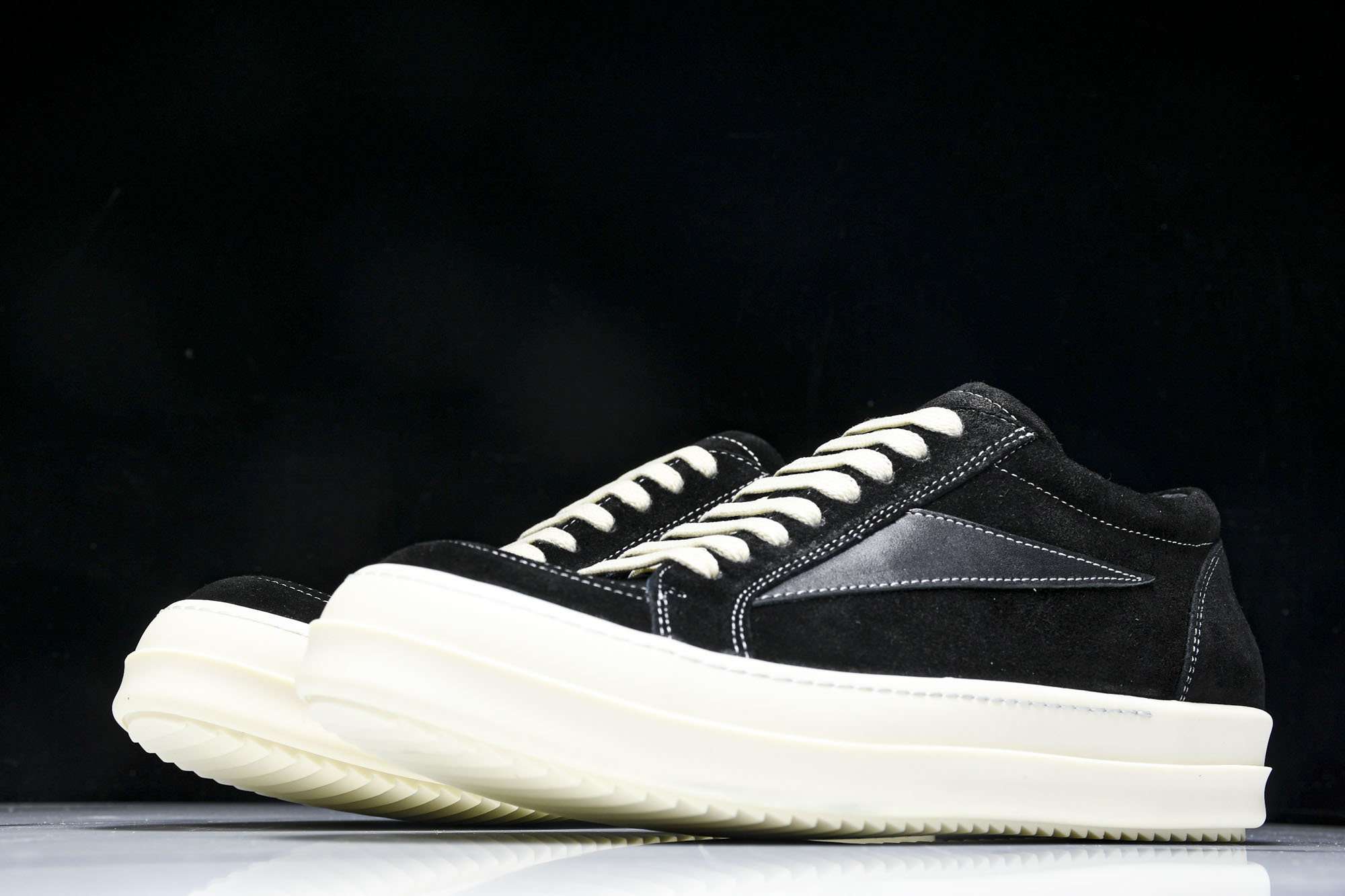 纯原莞产 Rick Owens Porterville Vintage Low 黑色#YZ021-139