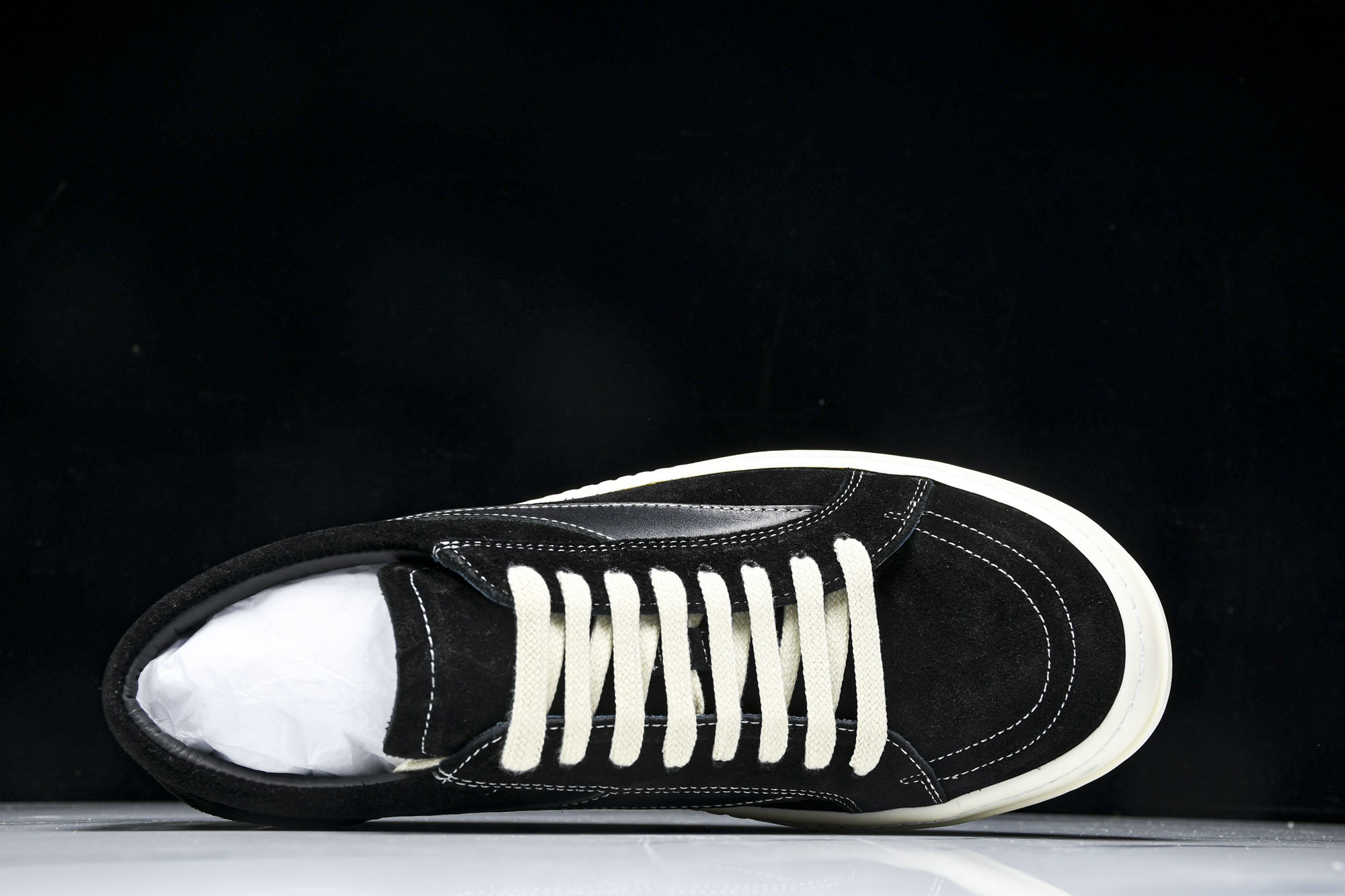 纯原莞产 Rick Owens Porterville Vintage Low 黑色#YZ021-139
