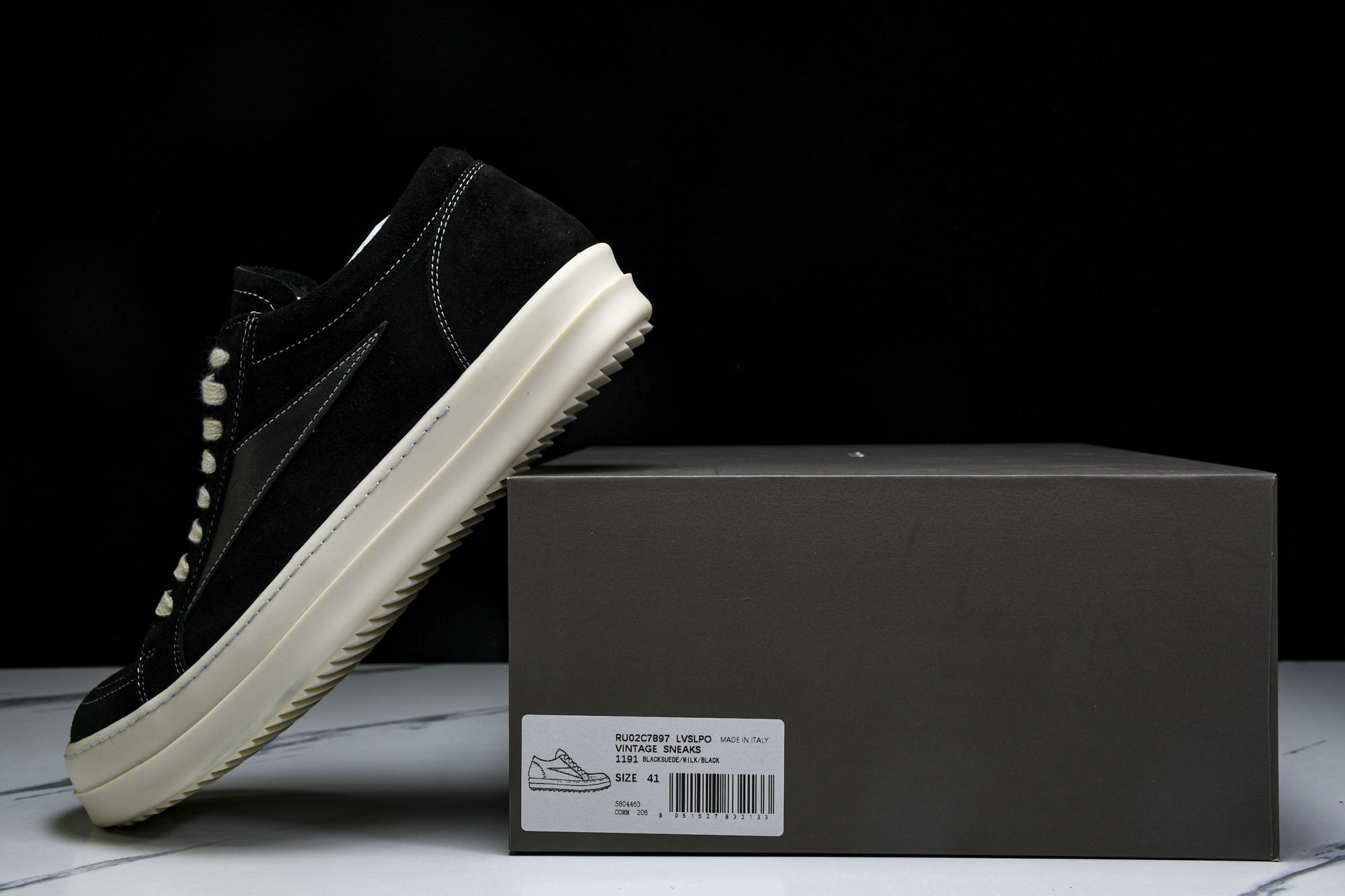 纯原莞产 Rick Owens Porterville Vintage Low 黑色#YZ021-139